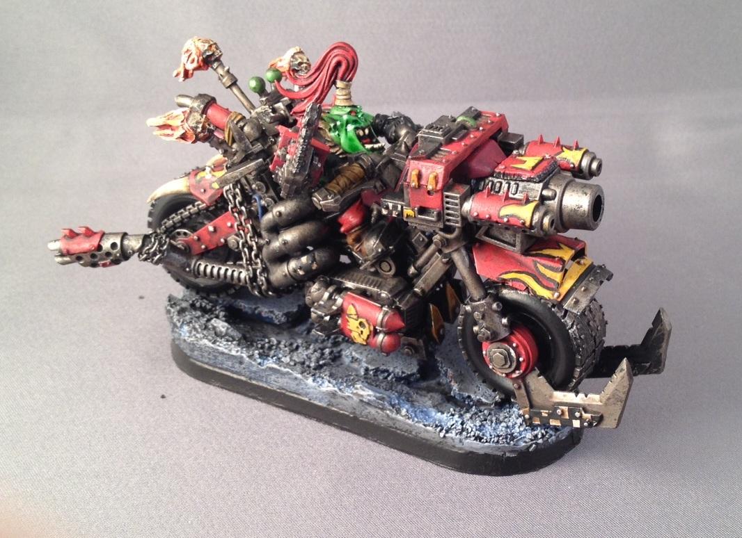 Bike, Orks, Warbike, Warhammer 40,000, Wazdakka Gutsmek