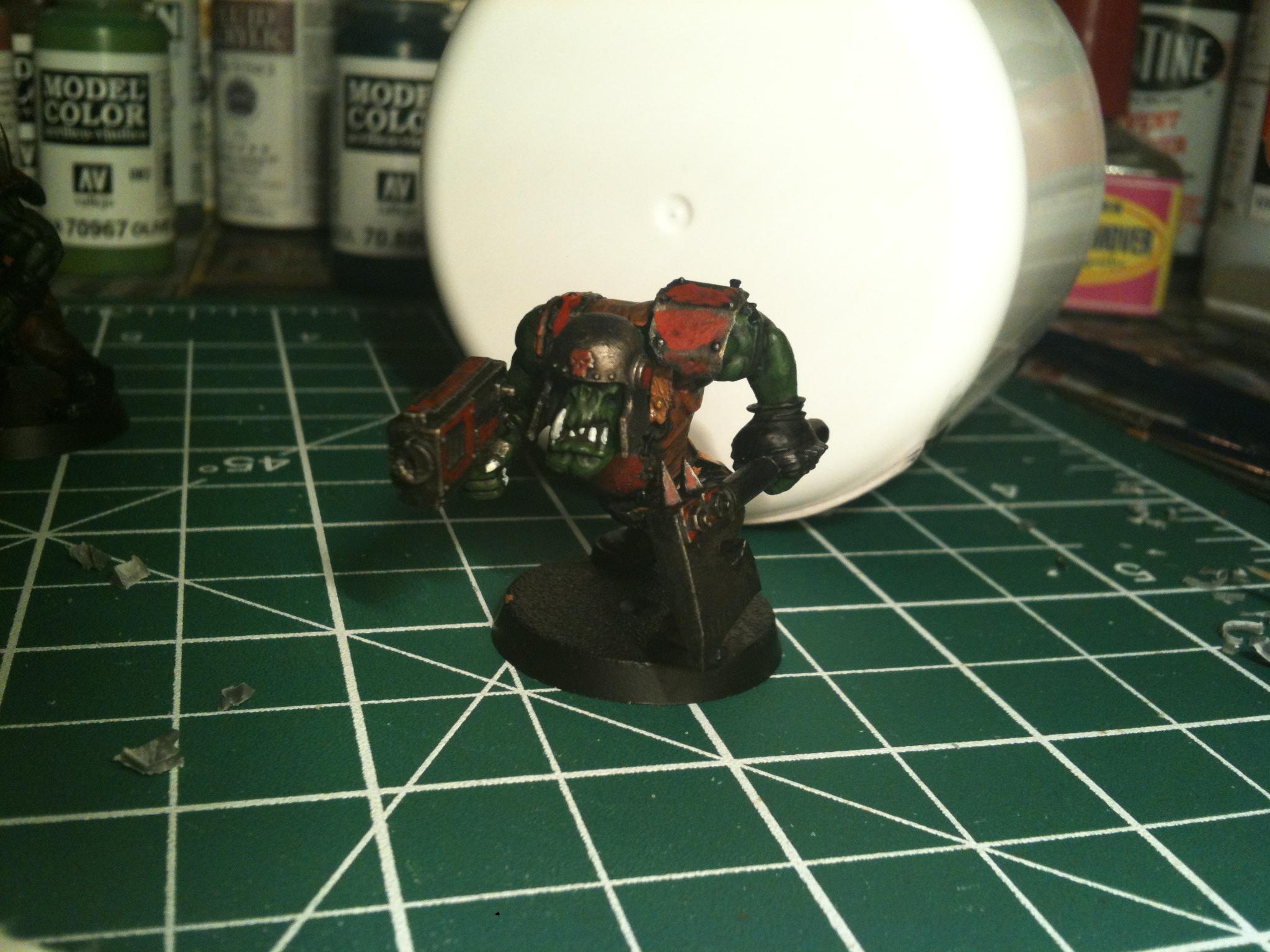 Boy, Orks, Painting, Ork boy 01