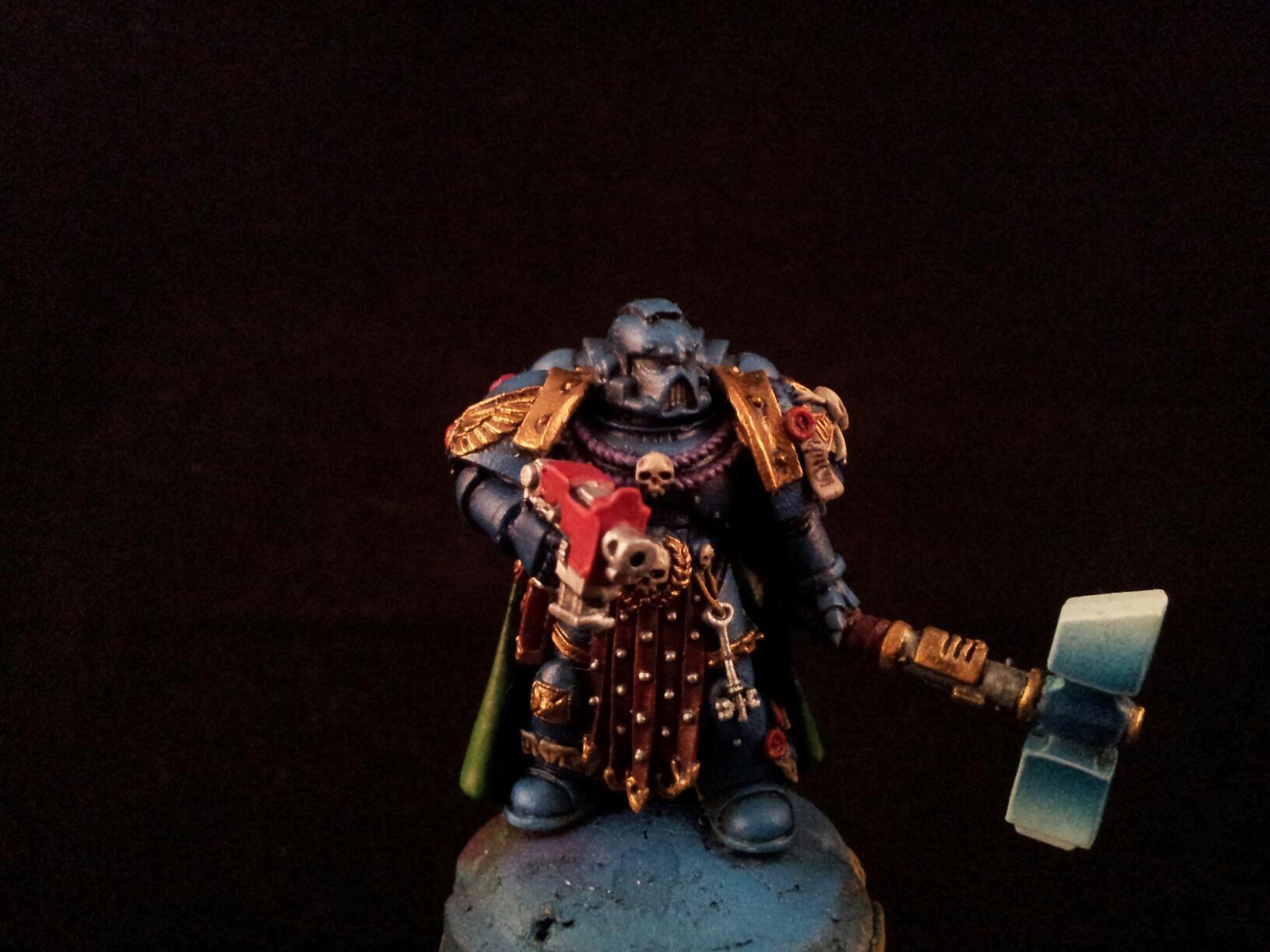 Airbrush, Cape, Cloak, Conversion, Hammer, Space Marines, Ultra, Ultramarines
