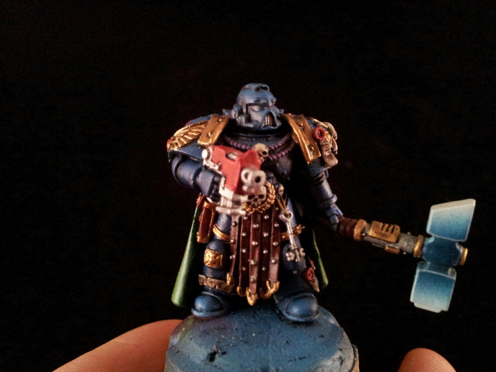 Airbrush, Cape, Cloak, Conversion, Hammer, Space Marines, Ultra, Ultramarines