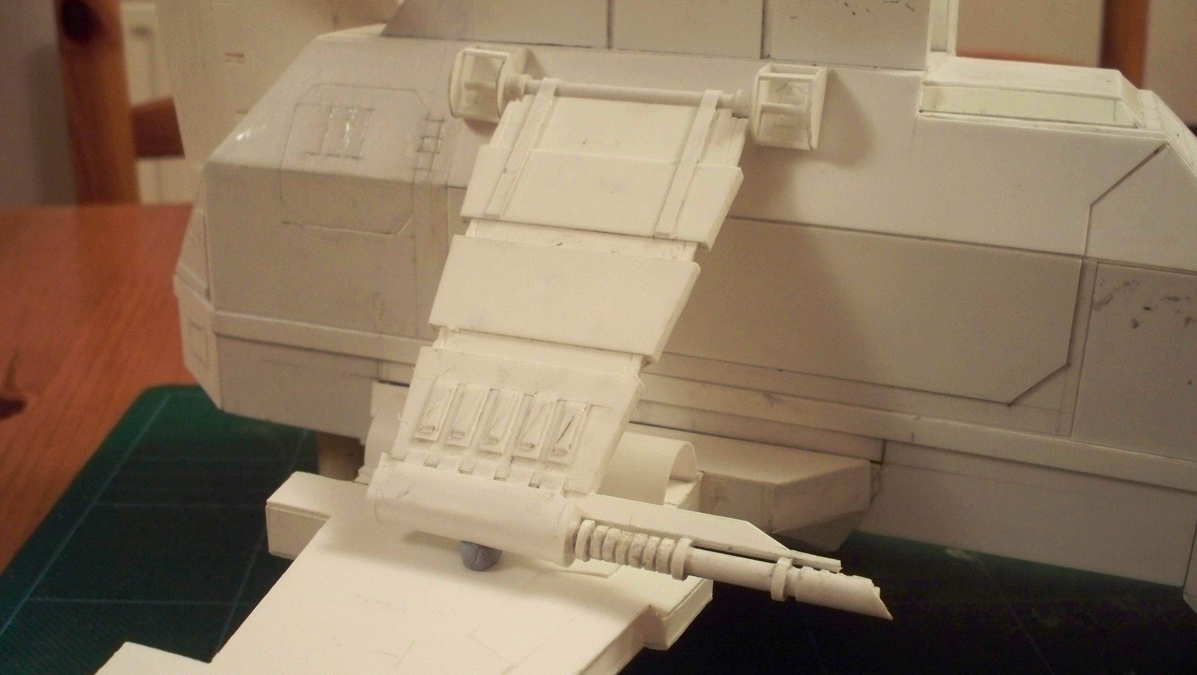 Gunship, Plasticard, Scratch Build, Thunderhawk, Work In Progress