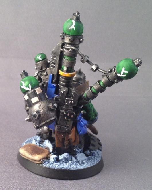 Big Mek, Burna Boyz, Kustom Force Field, Orks, Warhammer 40,000