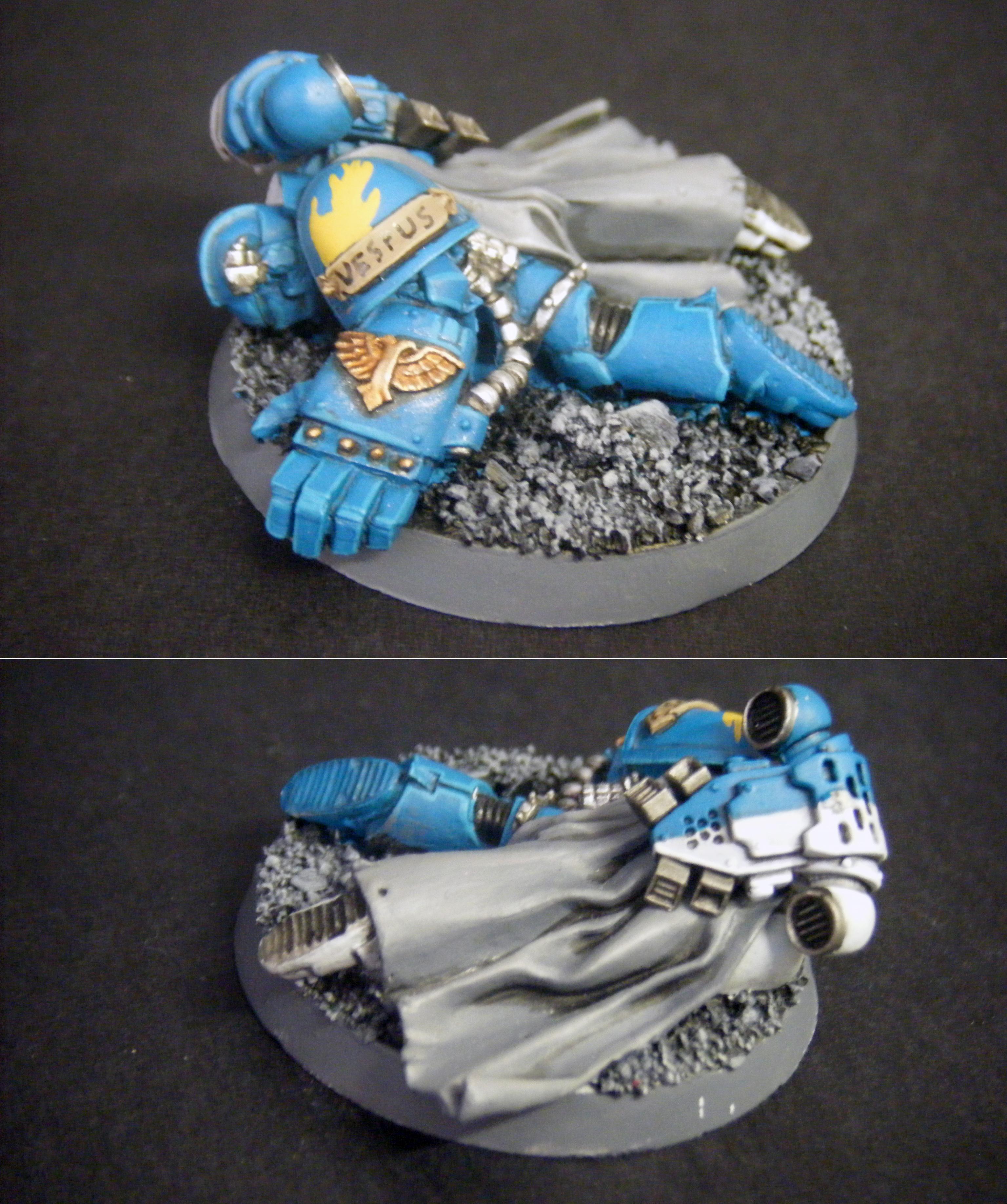 Captain, Casualty, Dead, Nap, Rest, Space Marines, Tripped