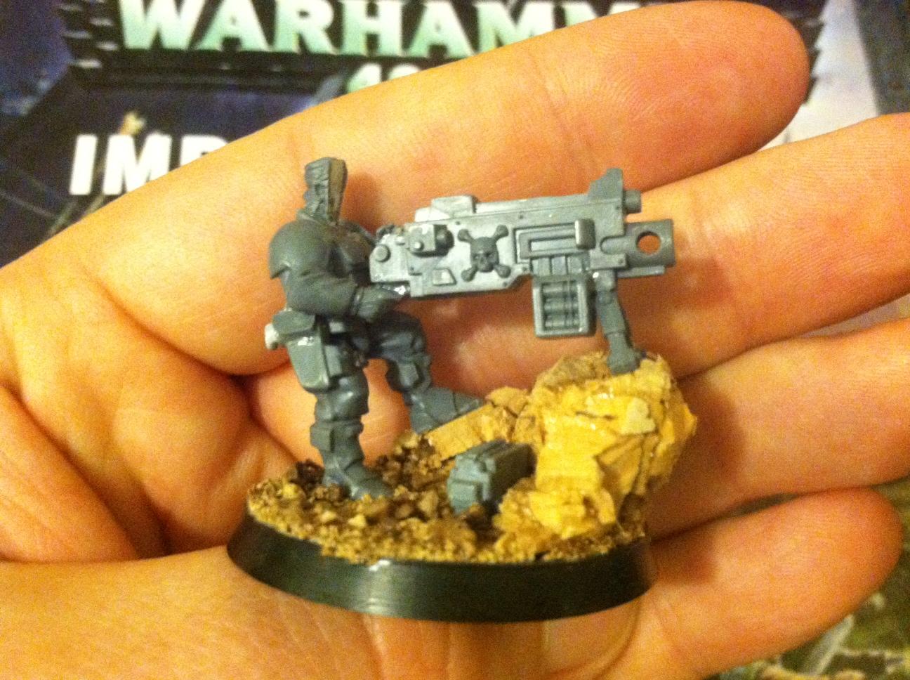 Janissary - heavy bolter gunner (side)