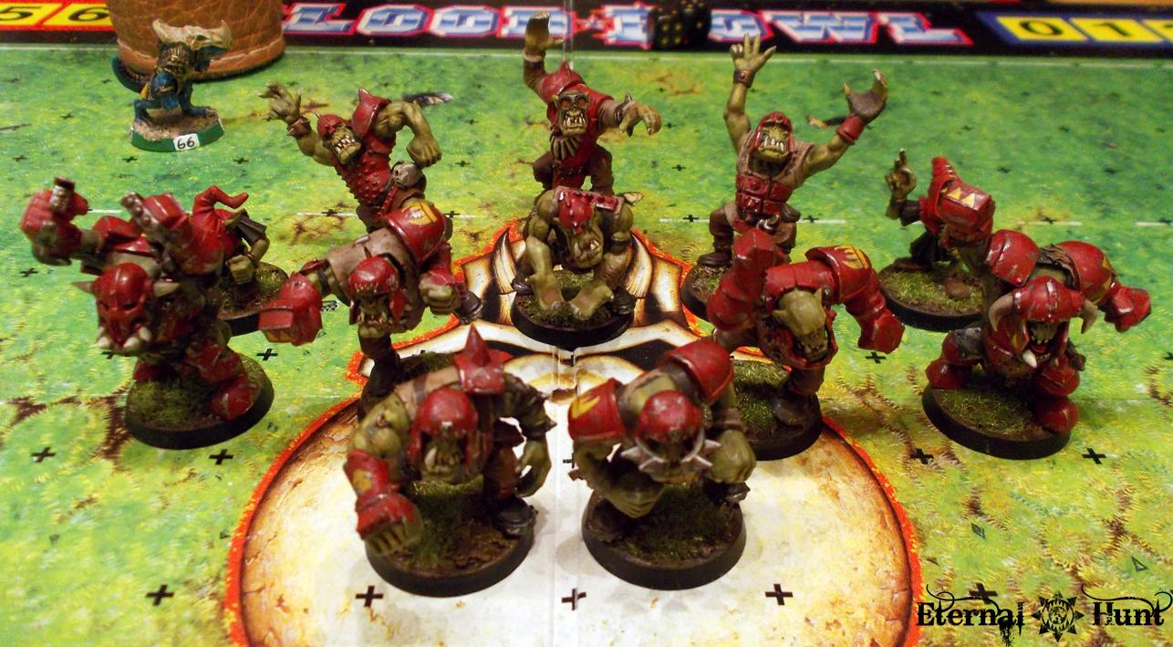 Battle Report, Bb, Blood Bowl, Game, Orcs Vs. Lustria