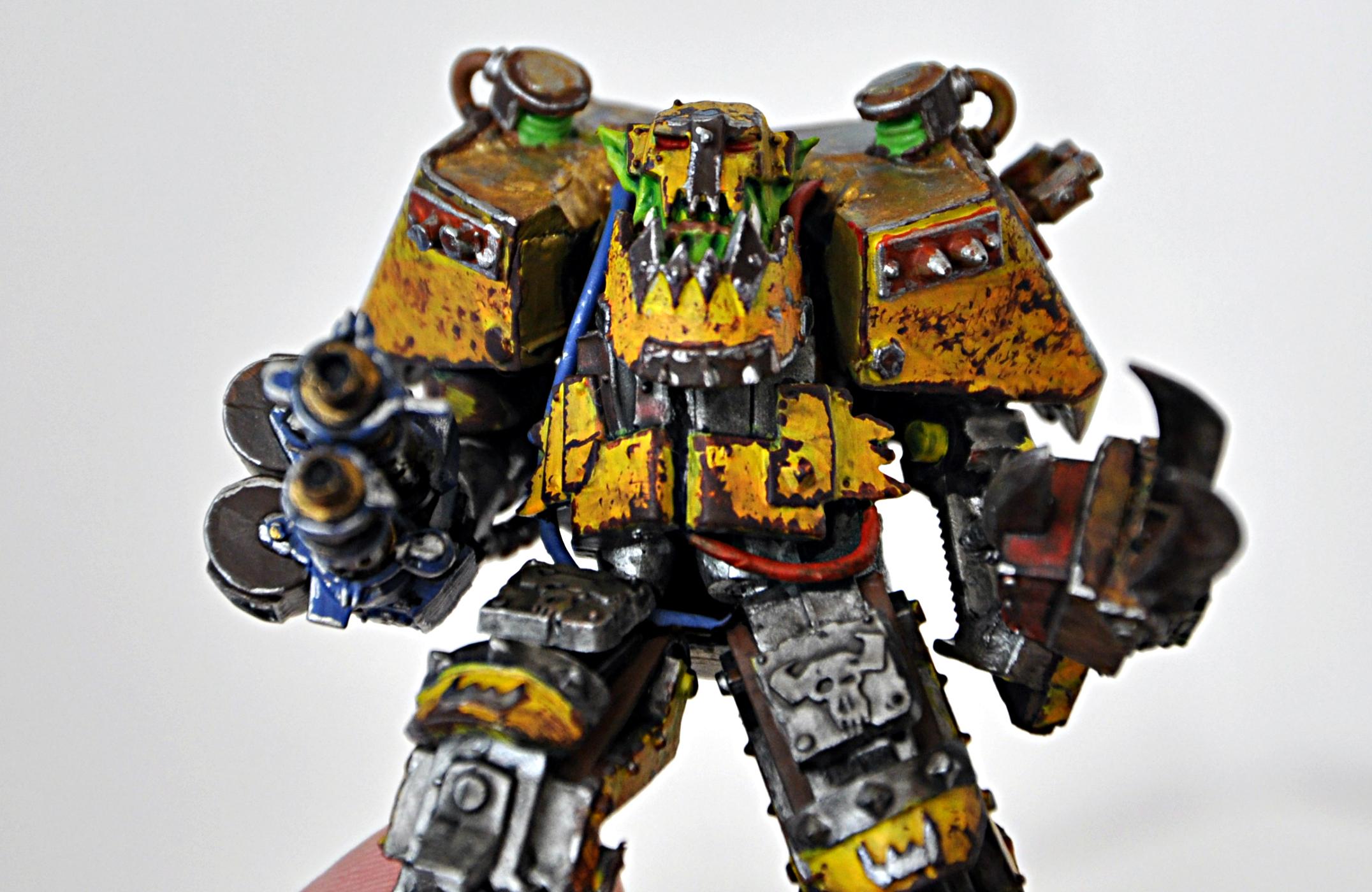 Boss, Conversion, Custom, Mega, Meganob, Orks, Waaagh, Warhammer 40,000, Warhammer Fantasy