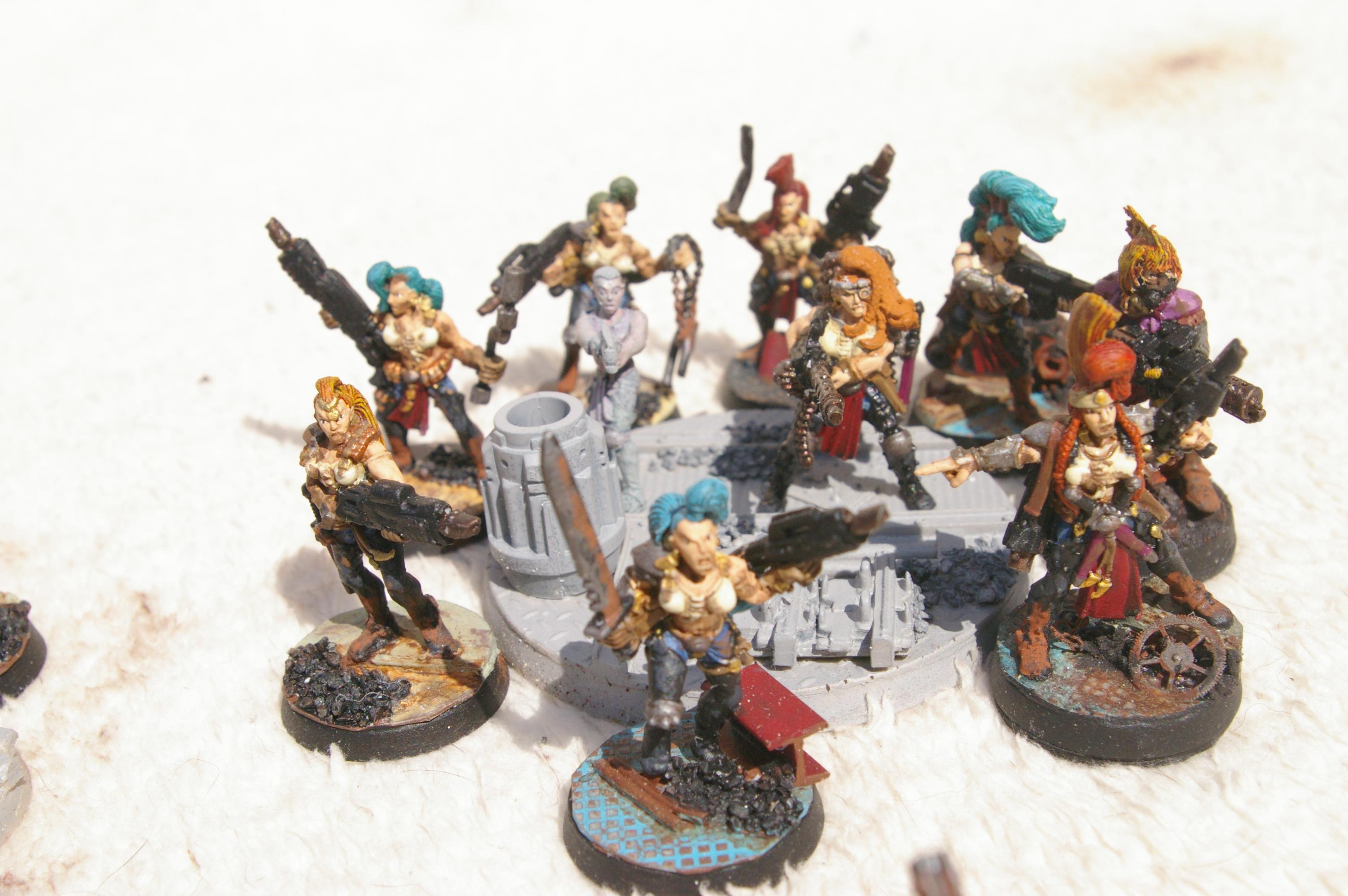Escher, Necromunda, Scintilla Irregulars - Infantry Squad