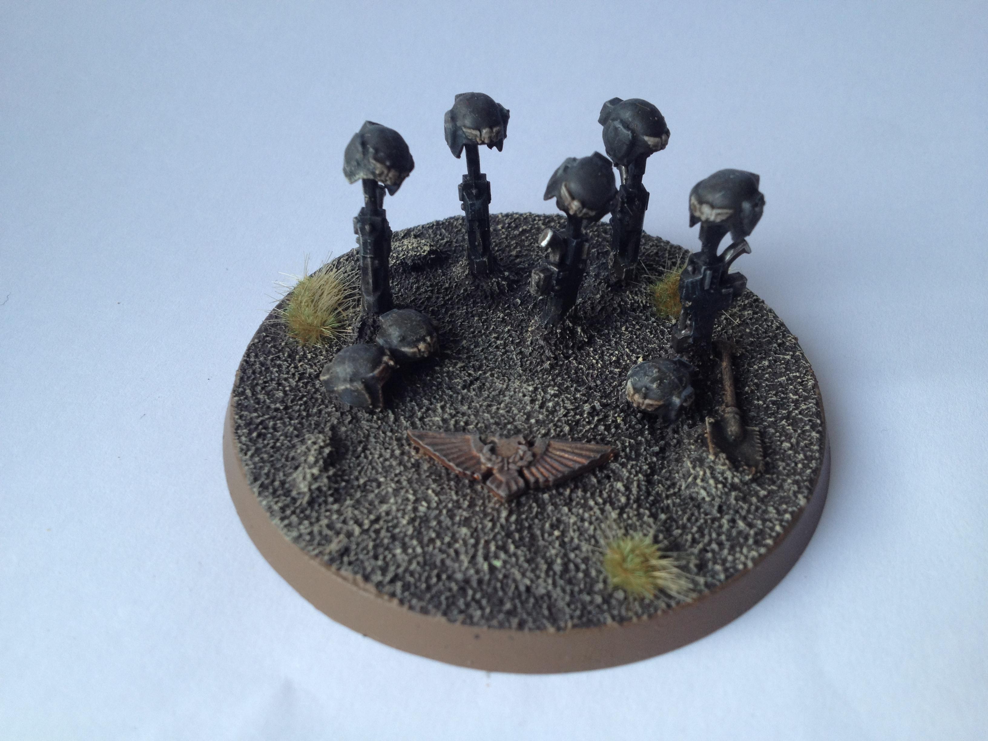 Grave, Guard Abuse, Imperial Guard, Objective Marker, Warhammer 40,000