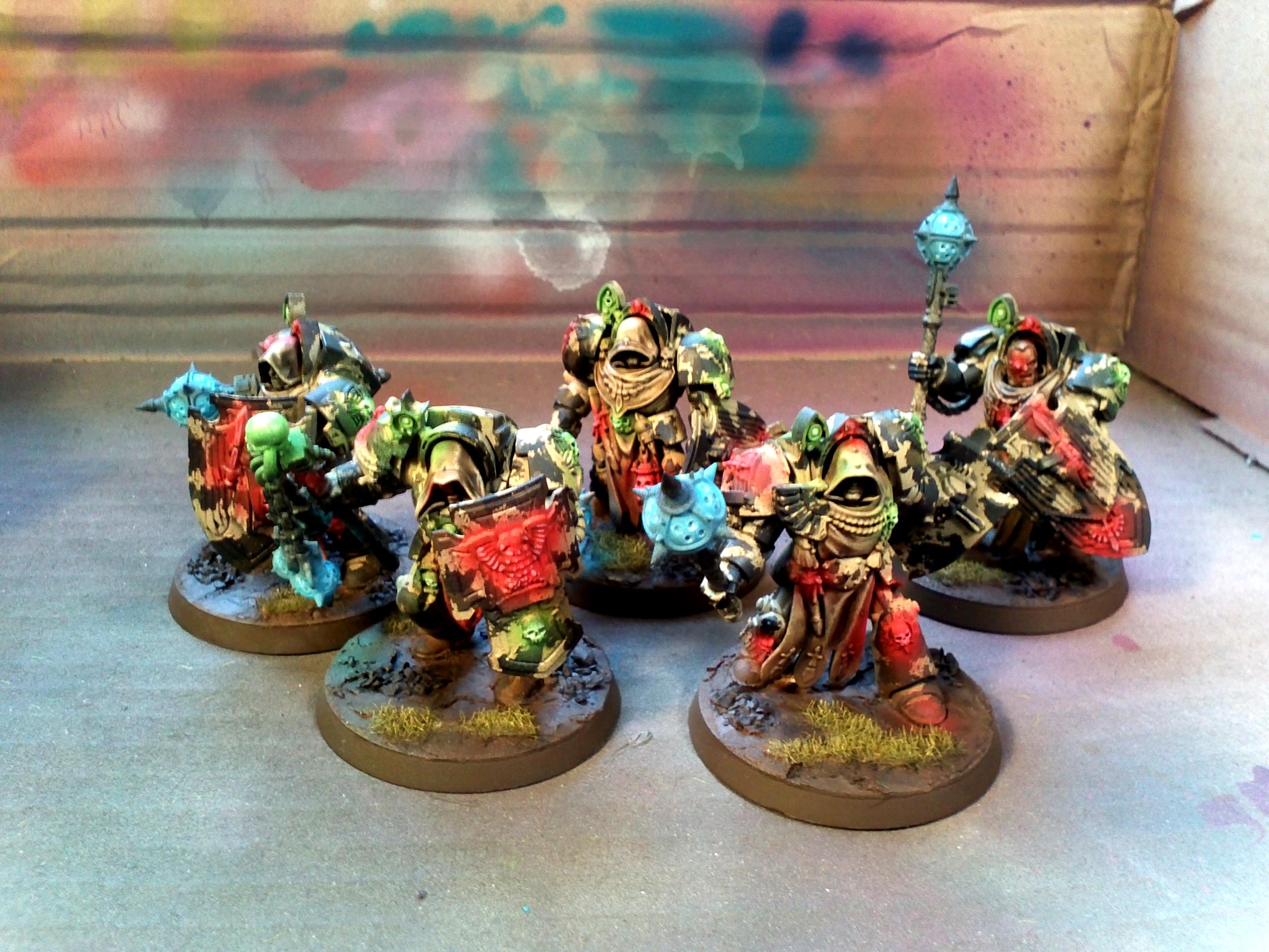 Airbrush, Camouflage, Dark Angels, Object Source Lighting, Space Marines, Warhammer 40,000