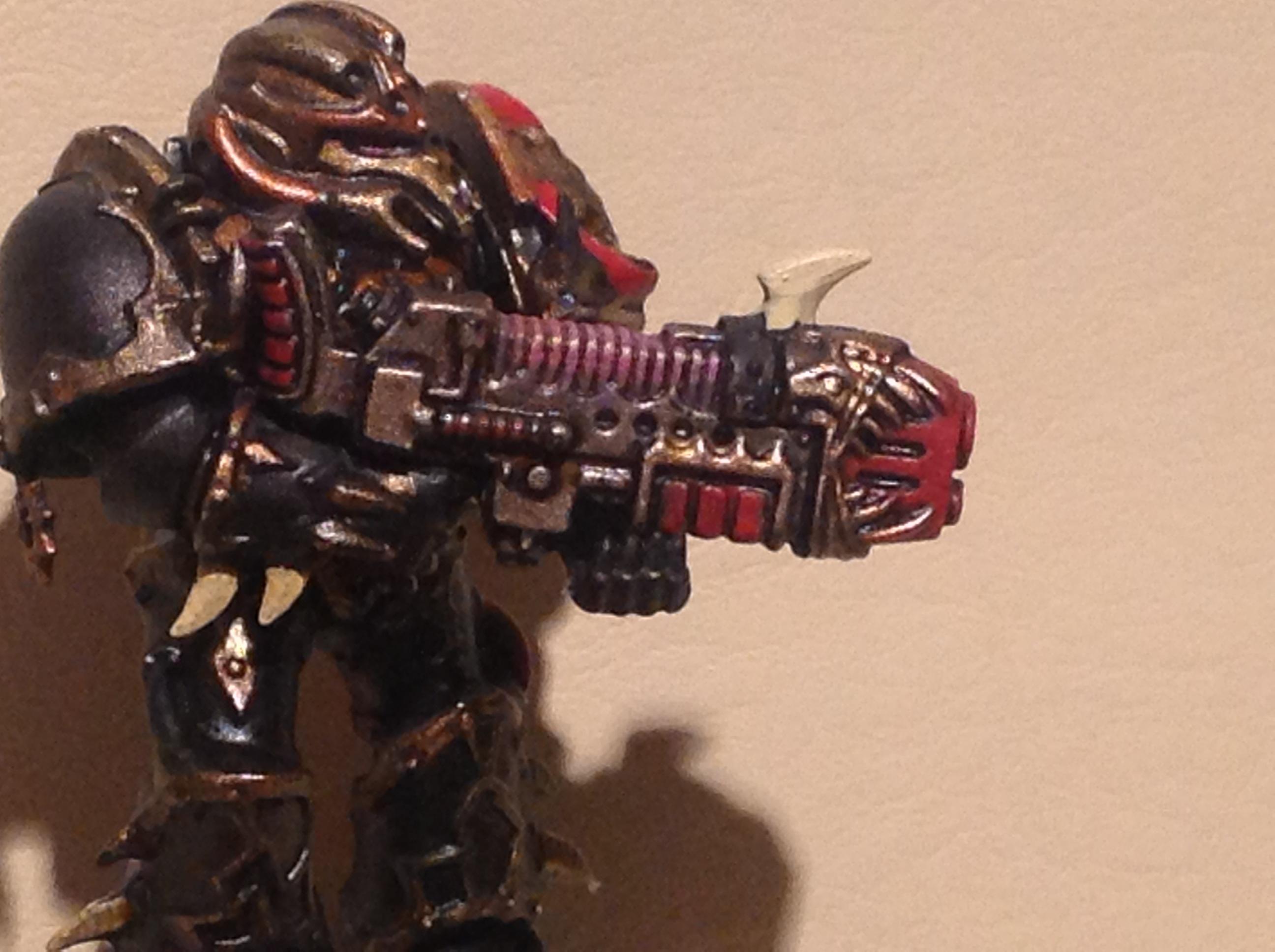 Close up of plasma gun