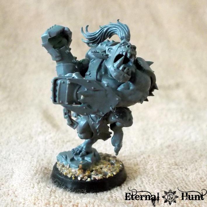 Bb, Black Orc, Blocker, Blood Bowl, Greenskins, Orc Team, Orcs, Orcs &amp; Goblins, Orkheim Ultraz, Star Player, Team, Work In Progress