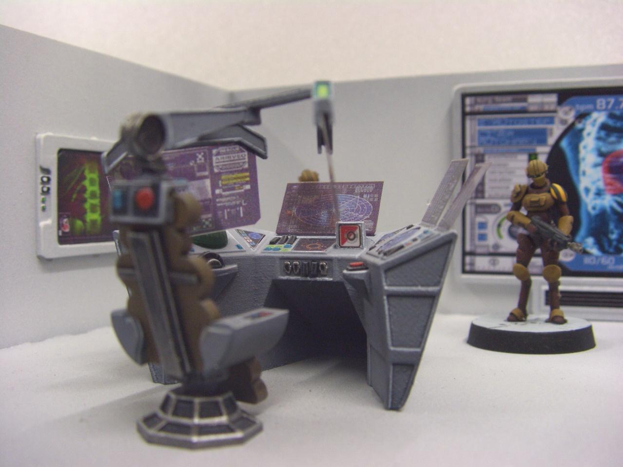 G.o.t. Scnery, command console and command chair