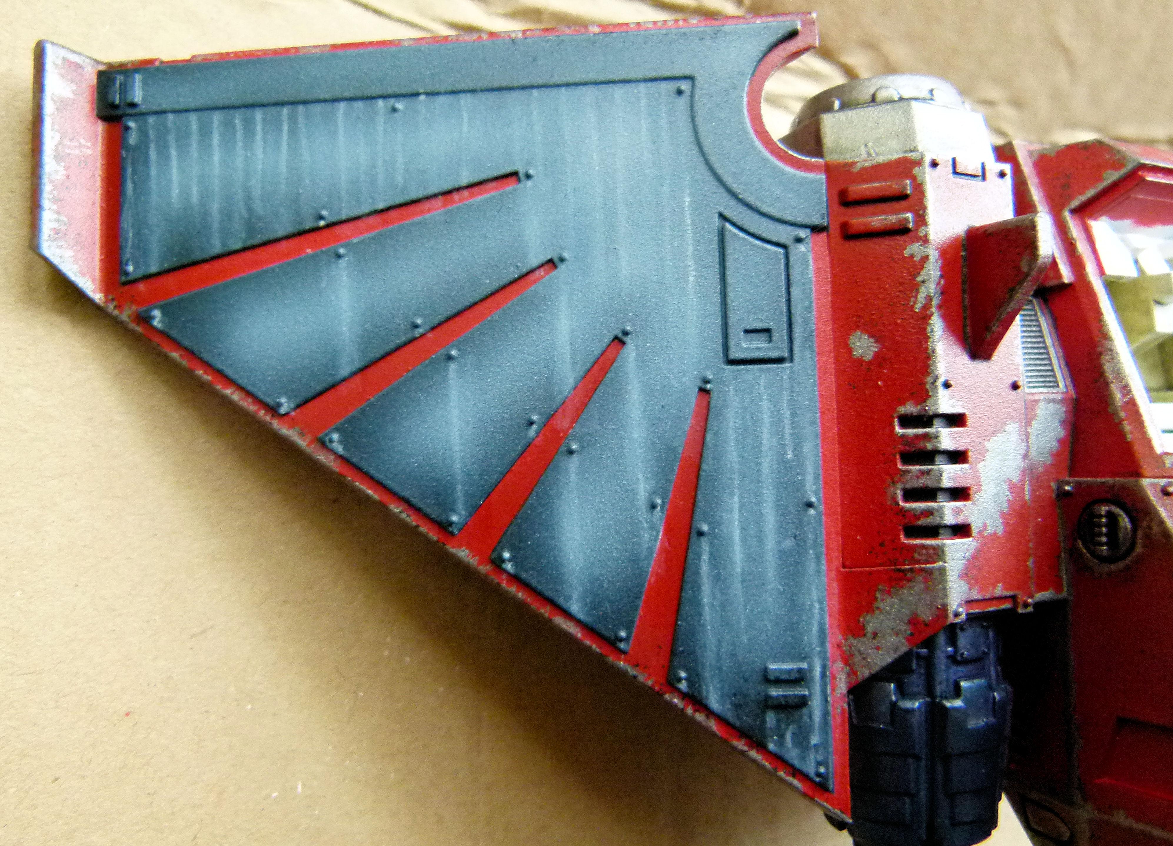 Dark Talon WIP Weathering effects - Rain - Left wing