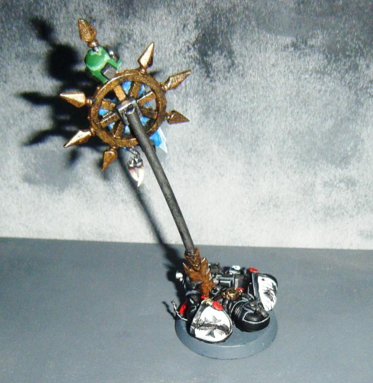 Banner, Banni&egrave;re, Black Templars, Blood, Conversion, Marqueur D'objoectif, Objective Marker, Sang