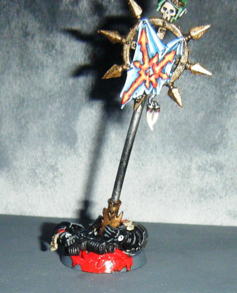 Banner, Banni&egrave;re, Black Templars, Blood, Conversion, Marqueur D'objoectif, Objective Marker, Sang
