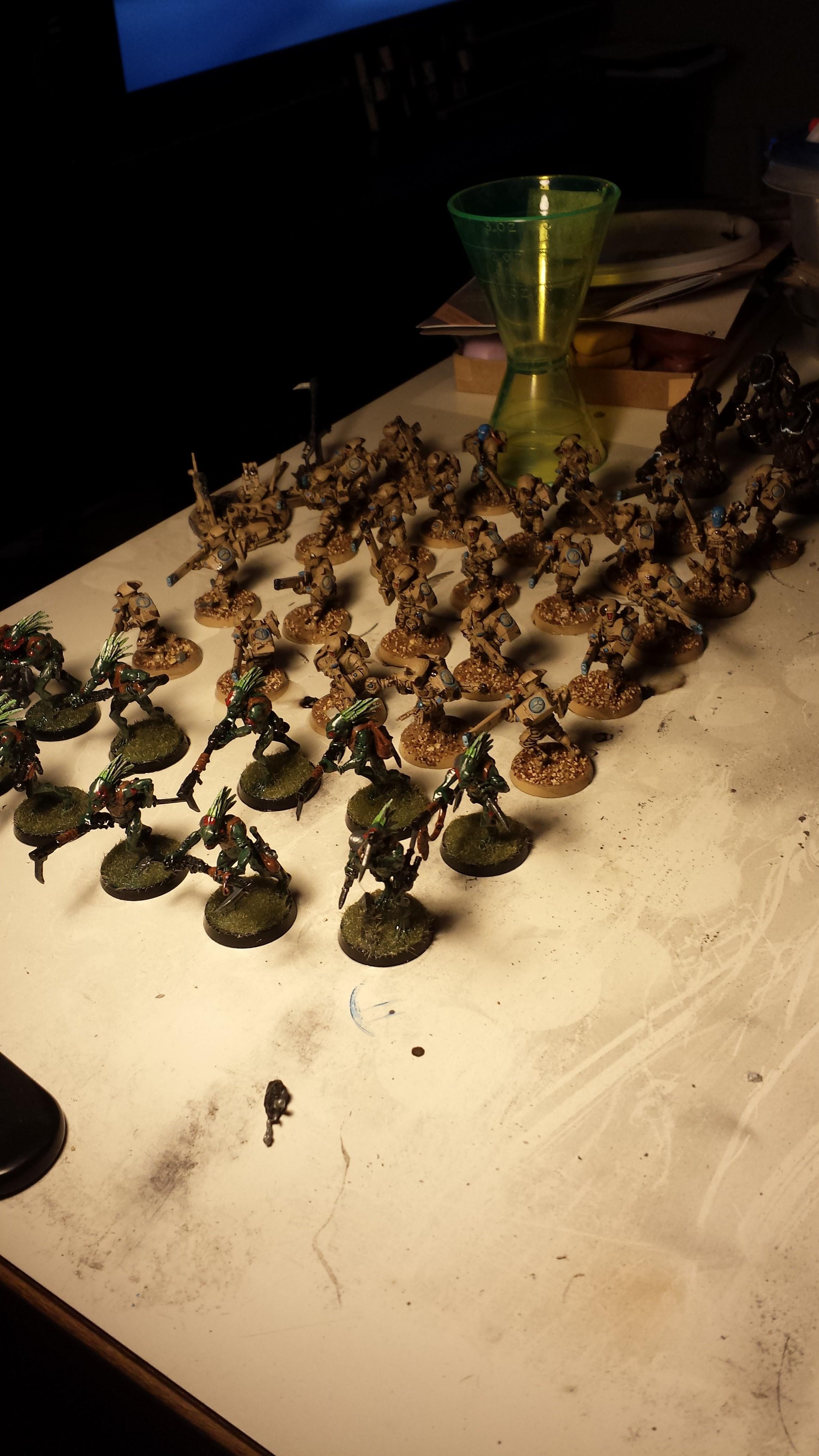 Cheap Materials, Conversion, Custom, Greater Good, Tau, Tau Empire, Warhammer 40,000, Wash