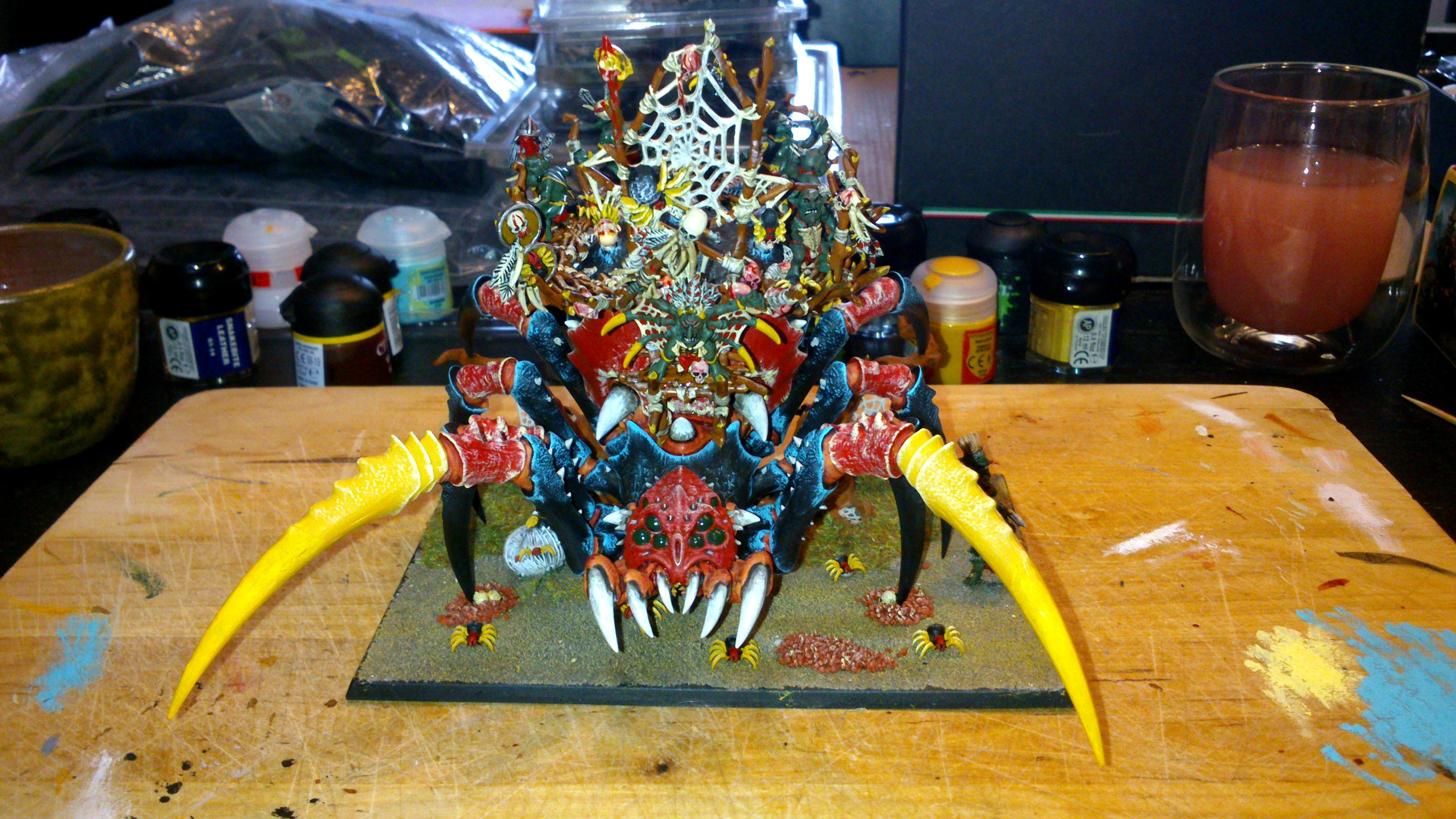 Arachnarok Spider, Goblins, Orks, Spider, Spidershrine