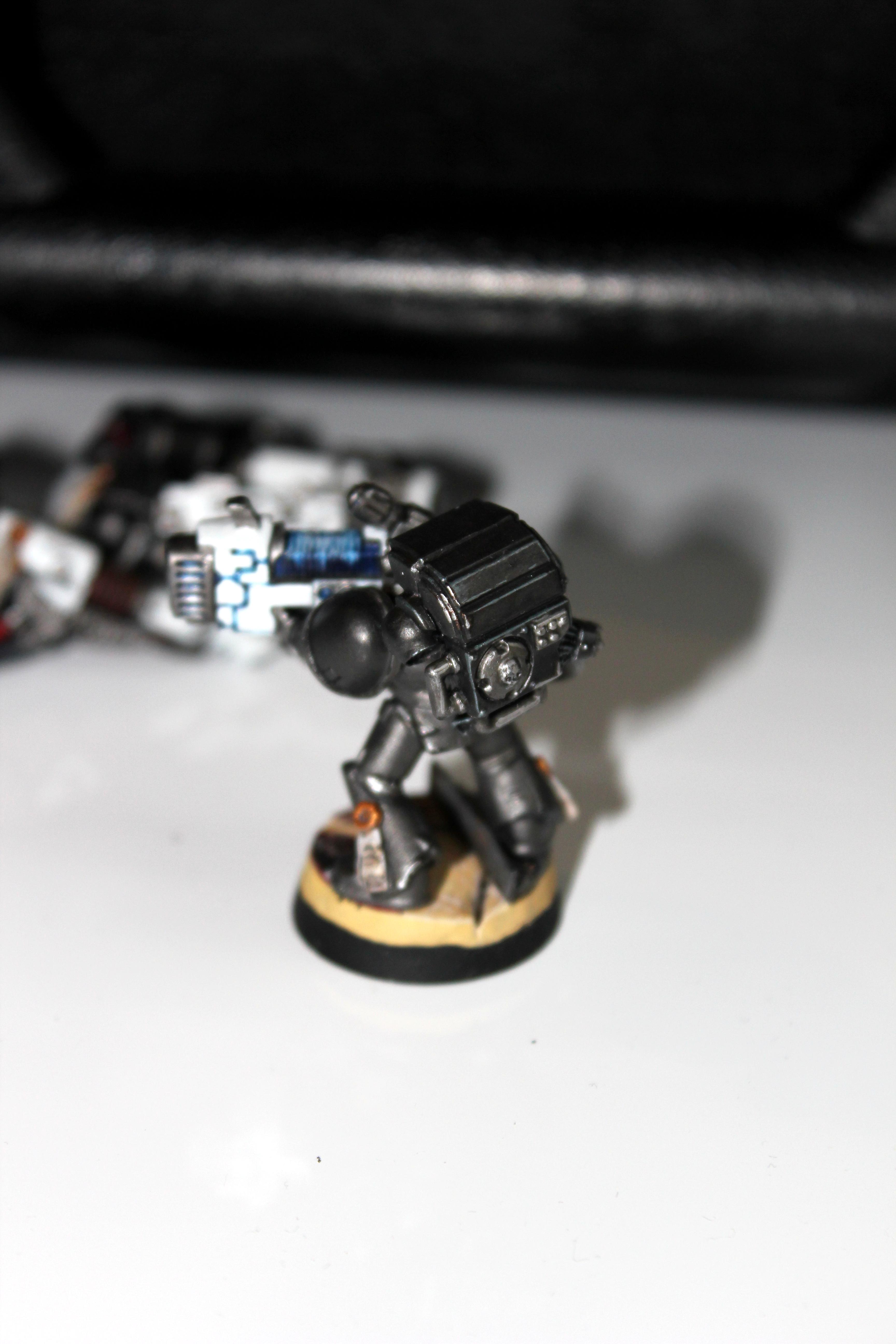 Bionics, Iron Hands, Plasma Cannon, Space Marines, Squad