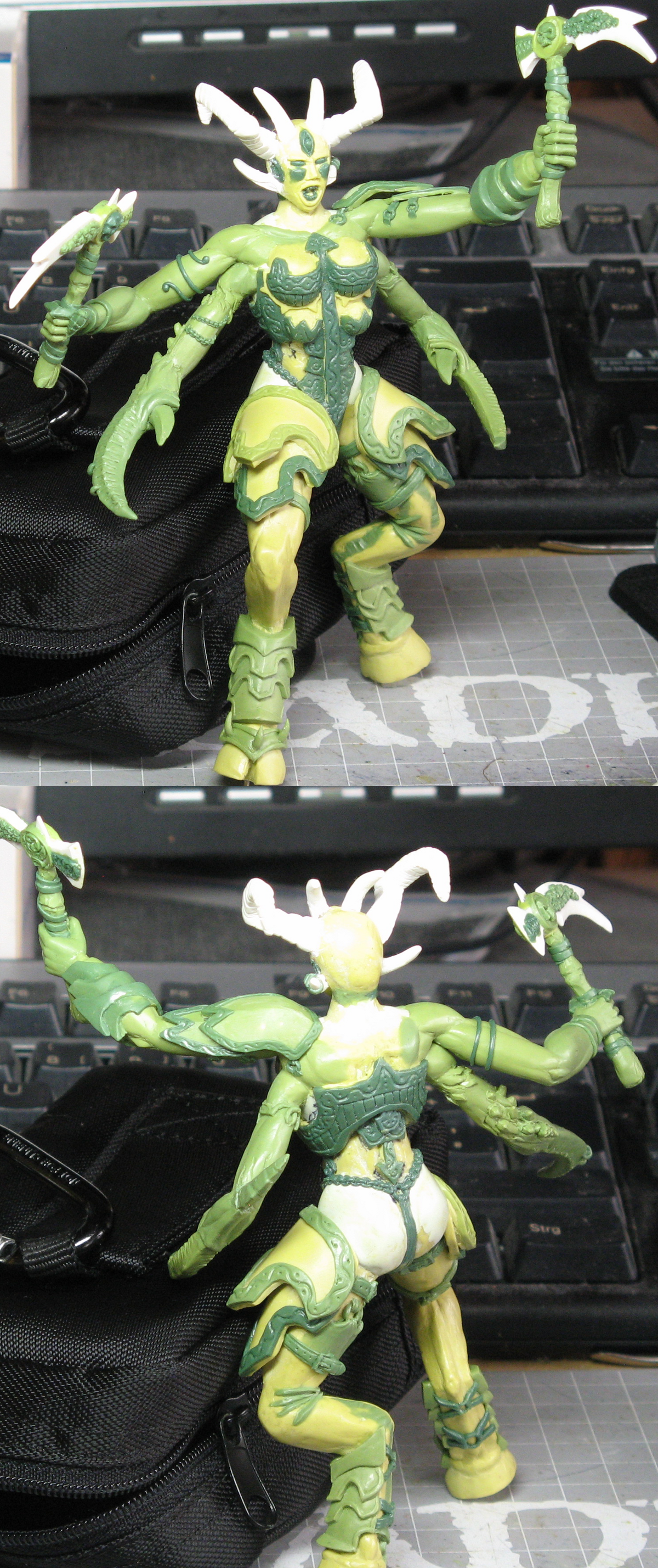 Chaos Space Marines, Female, Keeper Of Secrets, Scratch Build, Slaanesh