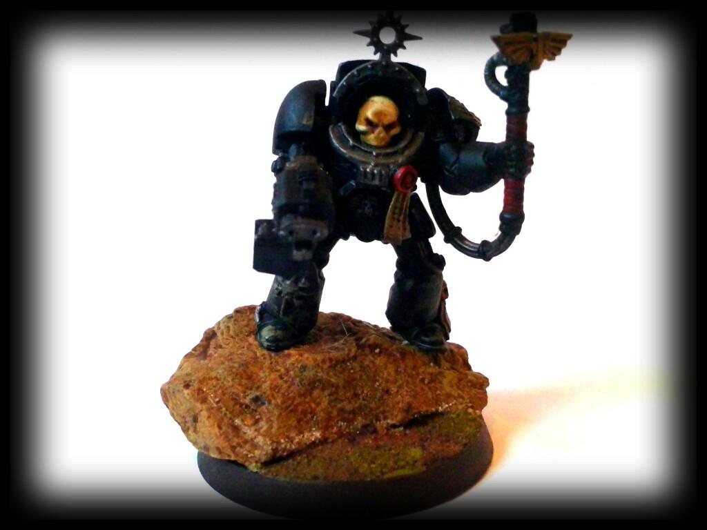 Blood Angels, Chaplain, Conversion, Painted, Space Marines