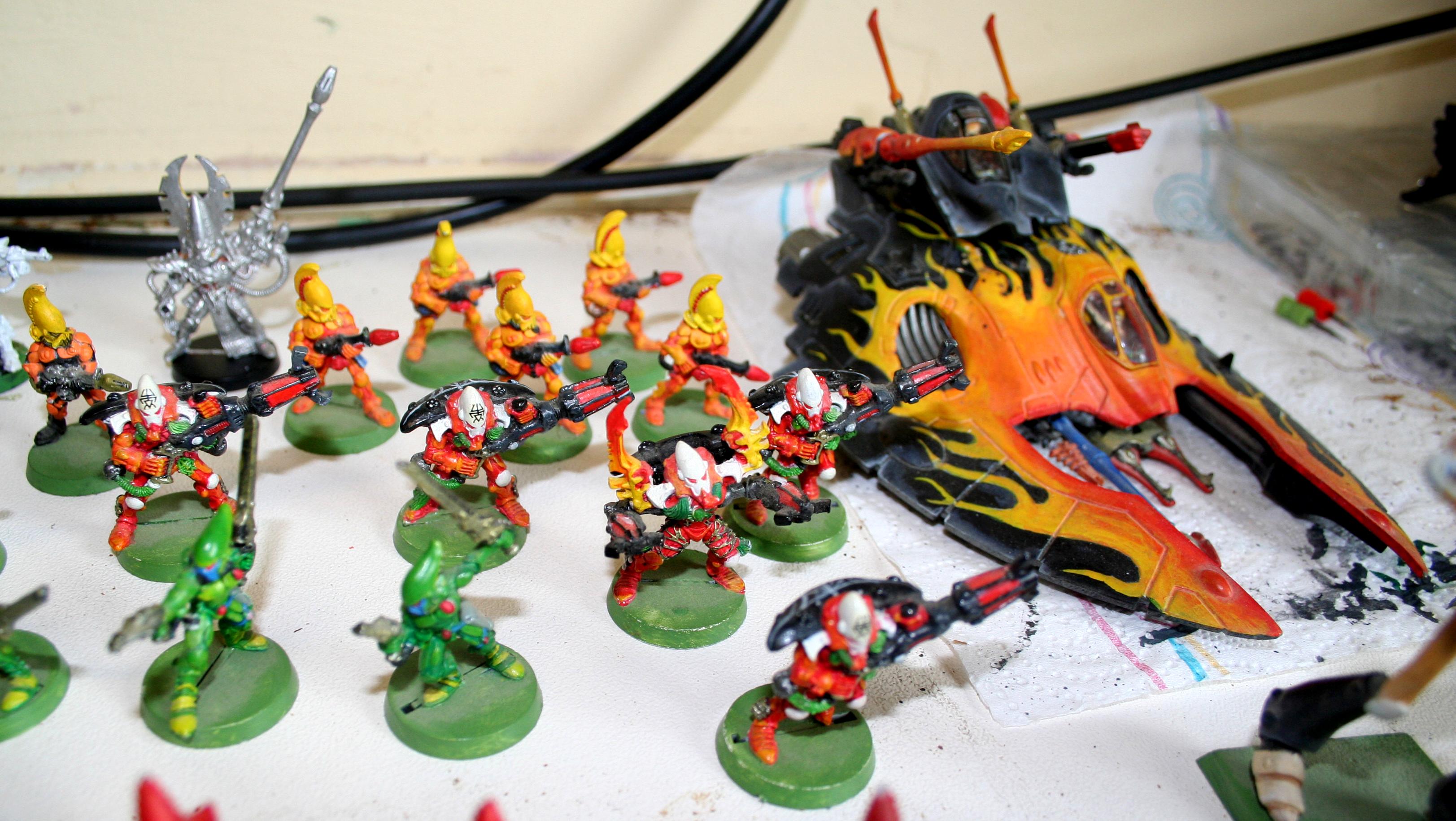 Eldar, Warp Spiders and Grav Tank