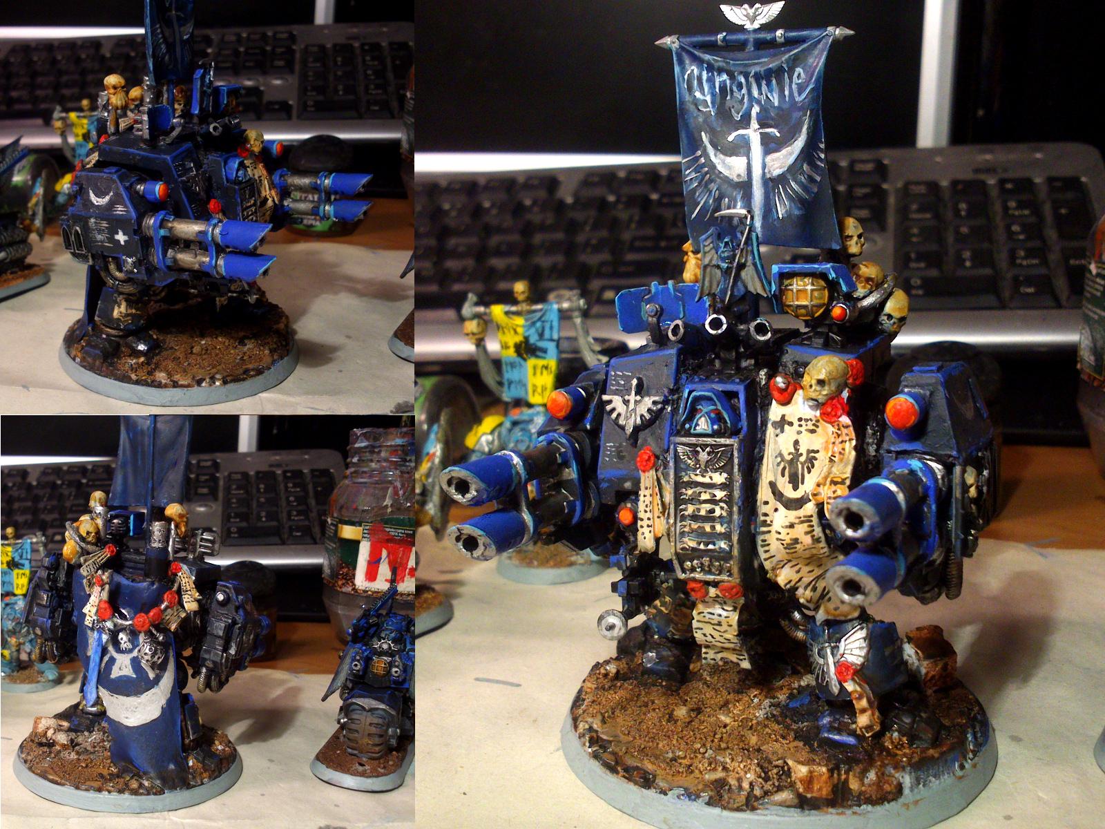 Conversion, Dark Angels, Dreadnought, Mortis, Space Marines, Unforgiven