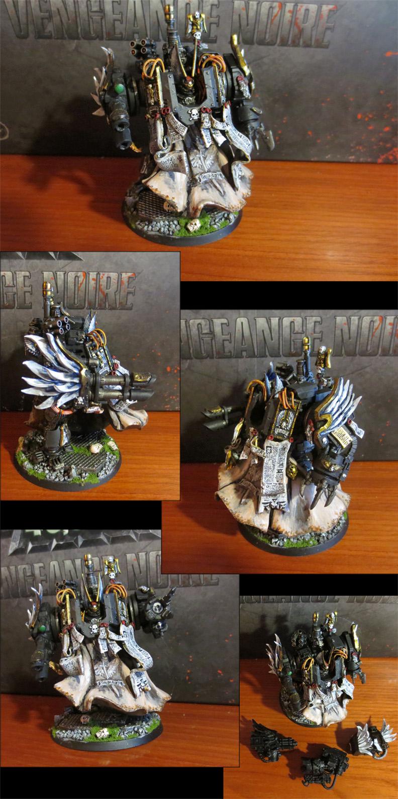 Custom, Dark Angels &quot;consecrators Chapter&quot; &quot;converted&quot; Venerable Dreadnought J.a.c., Dark Angels Consecrators, Kitbash, Unique
