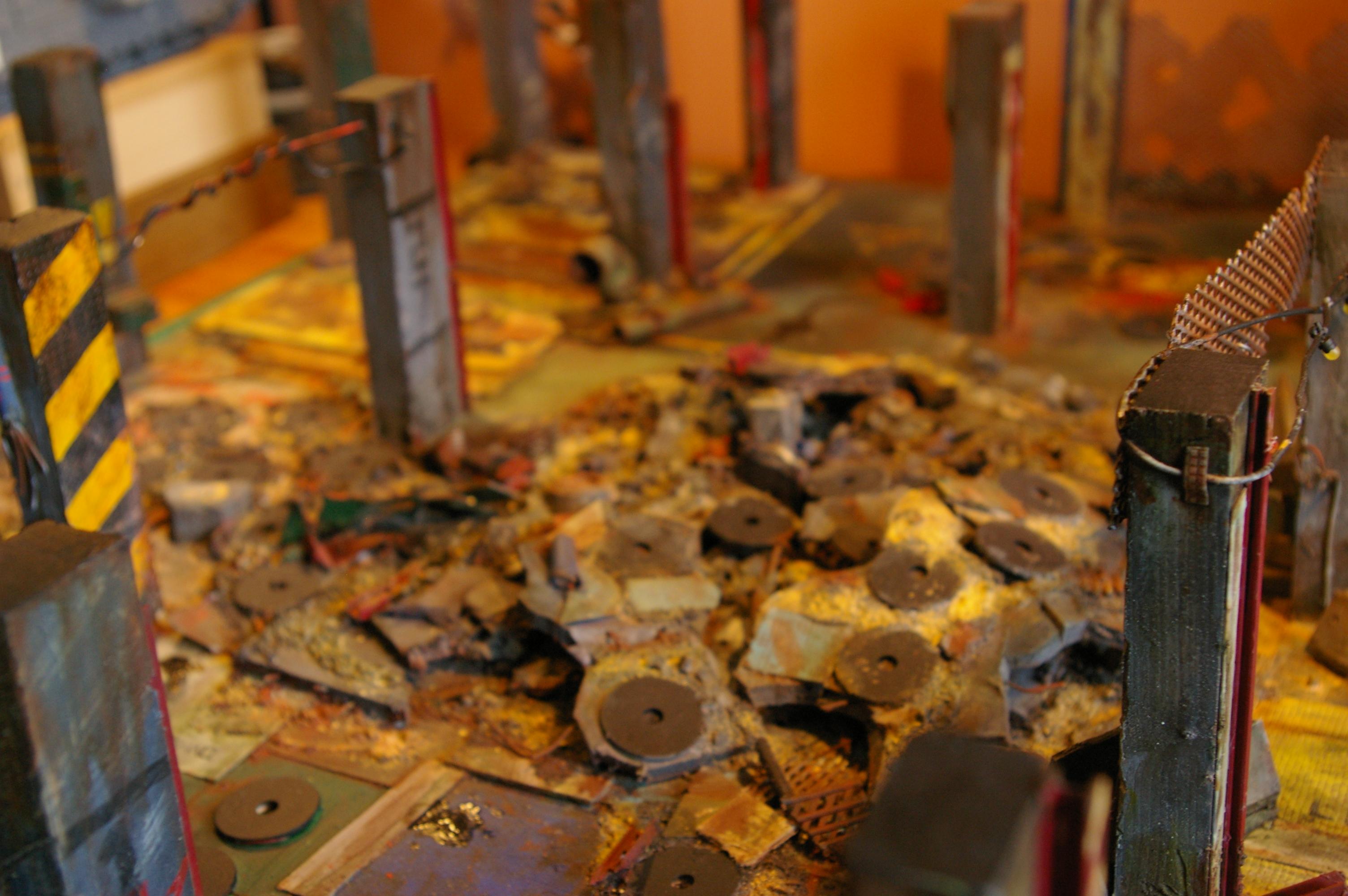The rubble in the basement