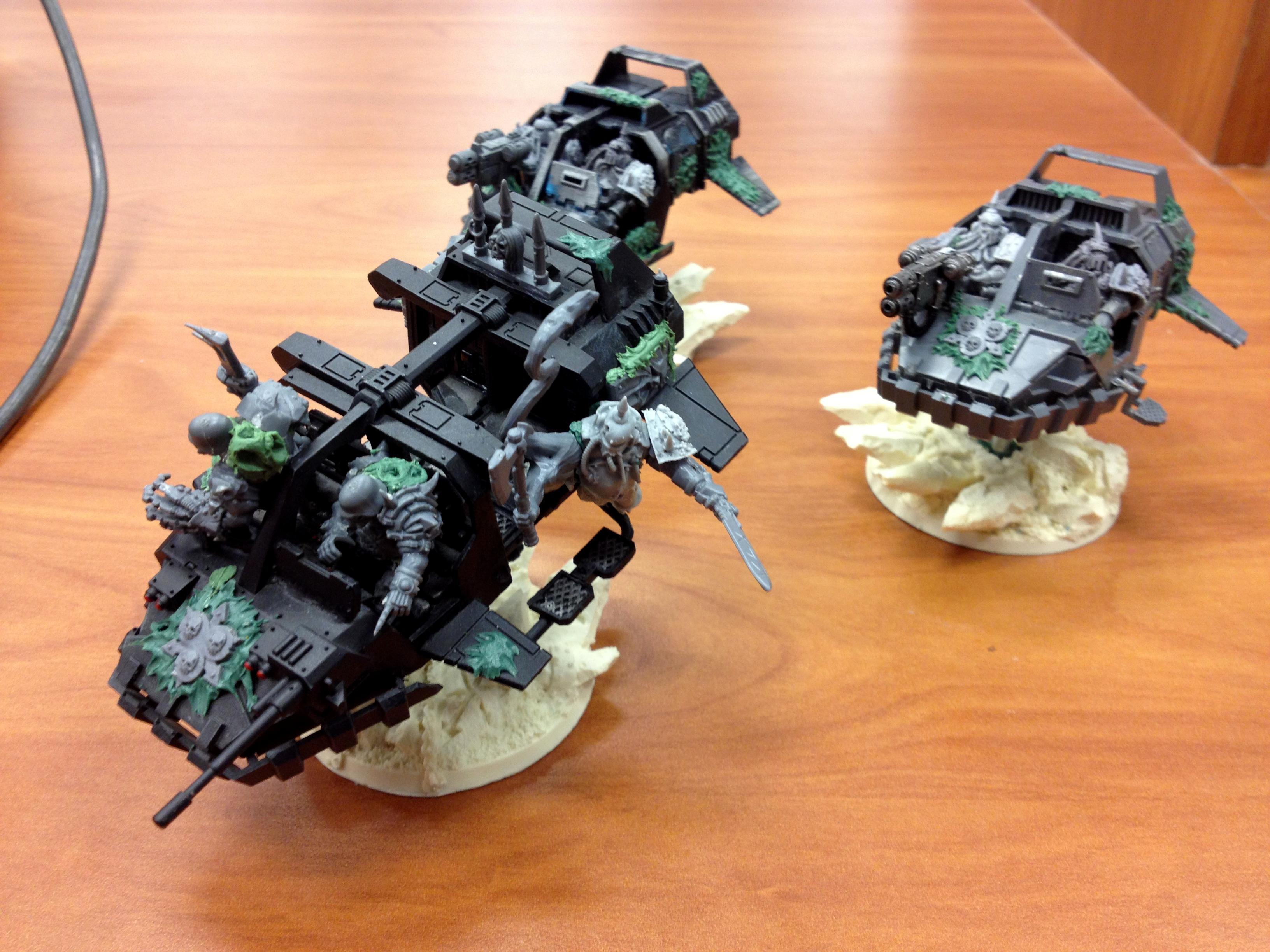 Chaos, Chaos Space Marines, Land Speeder, Nurgle, Work In Progress