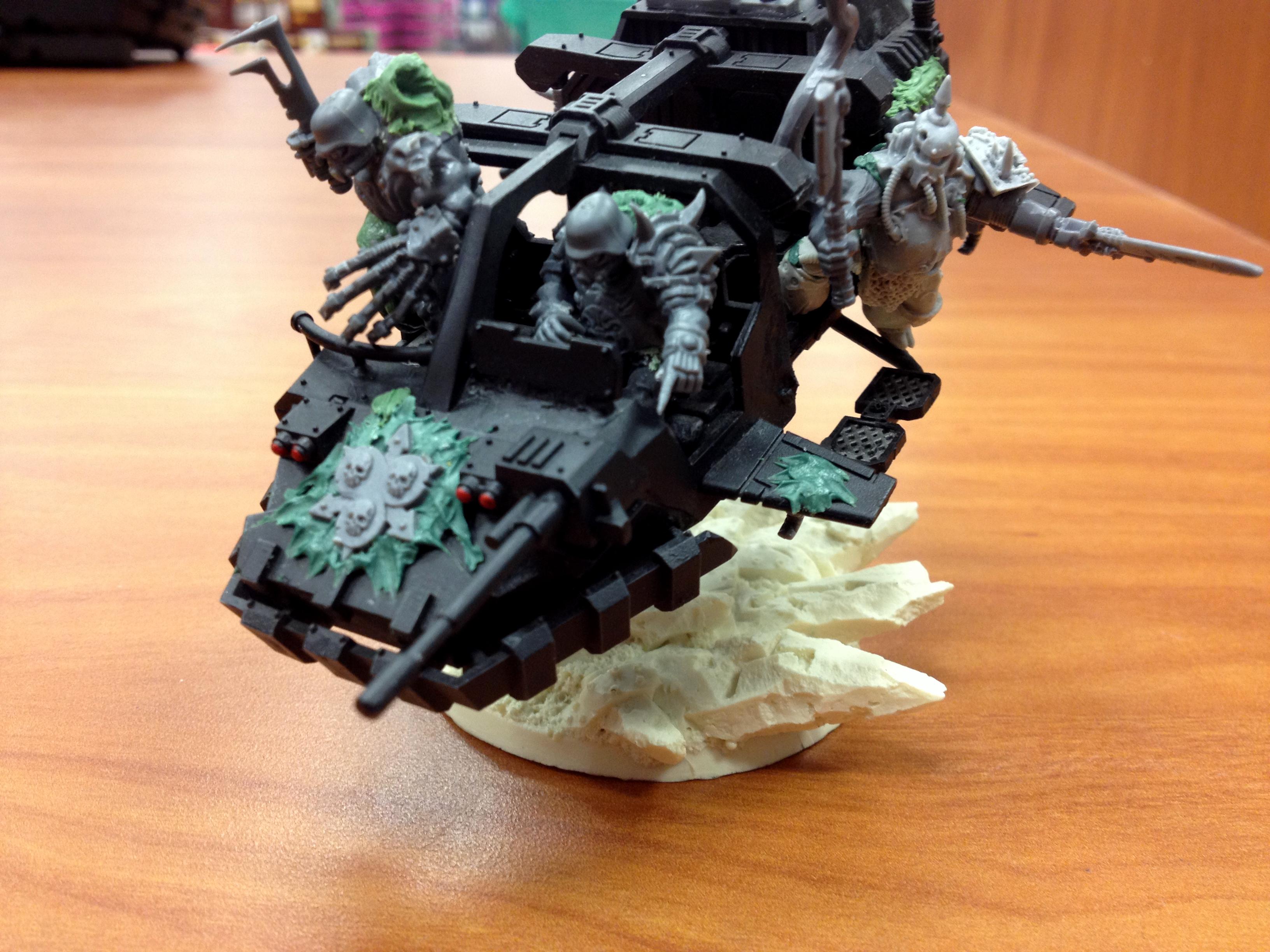 Chaos, Chaos Space Marines, Land Speeder, Nurgle, Work In Progress