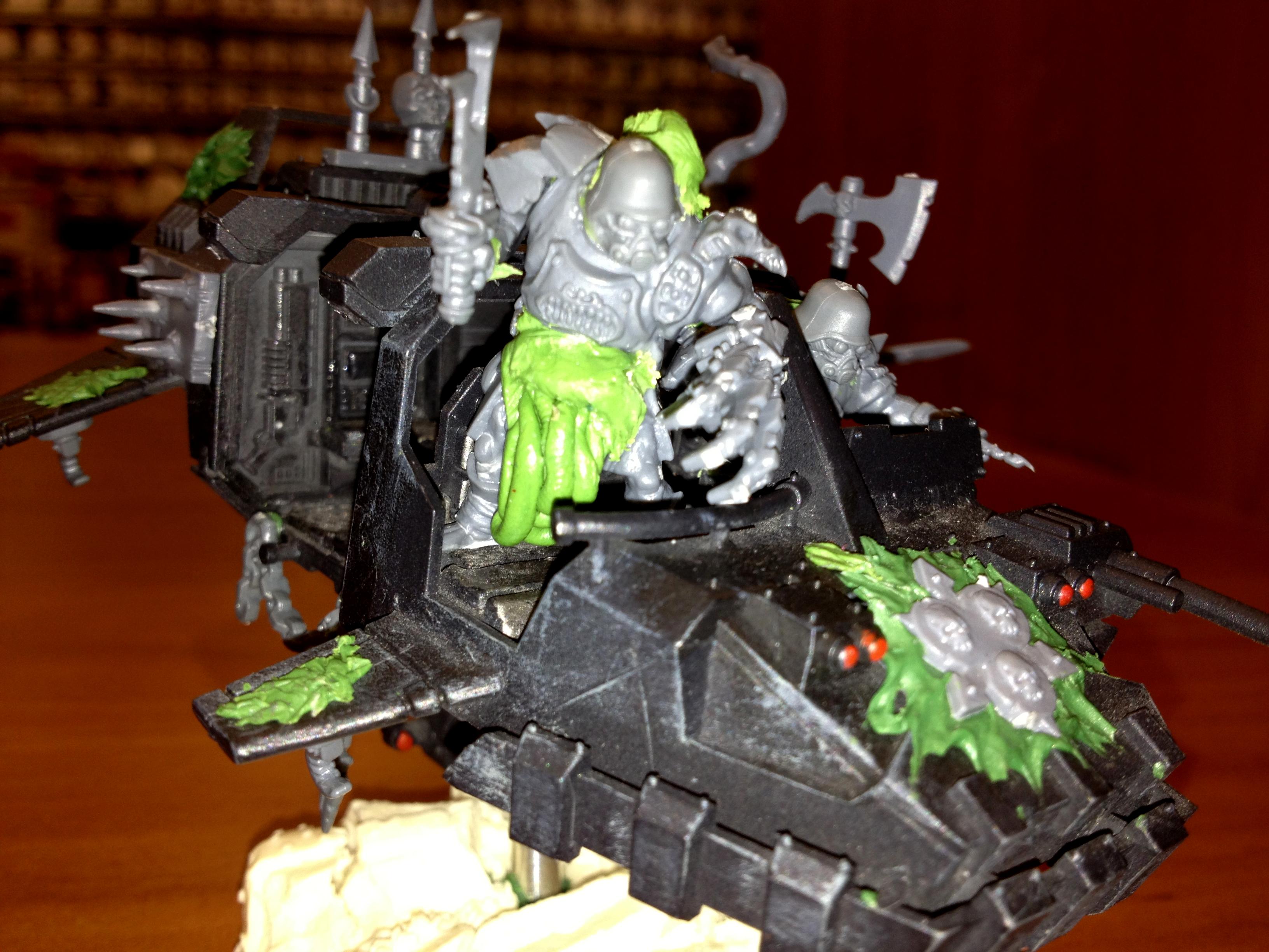 Chaos, Chaos Space Marines, Land Speeder, Nurgle, Work In Progress