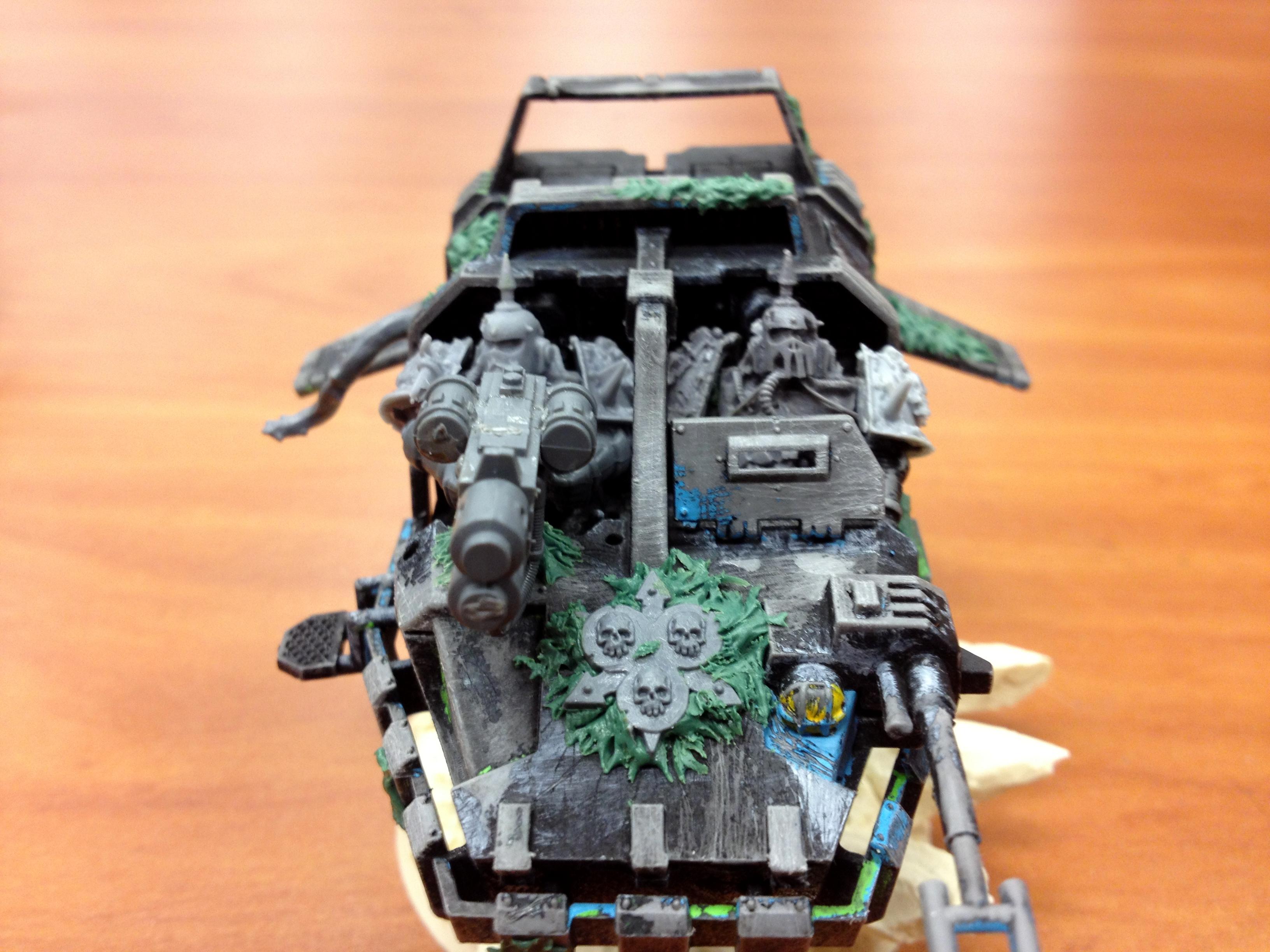 Chaos, Chaos Space Marines, Land Speeder, Nurgle, Work In Progress