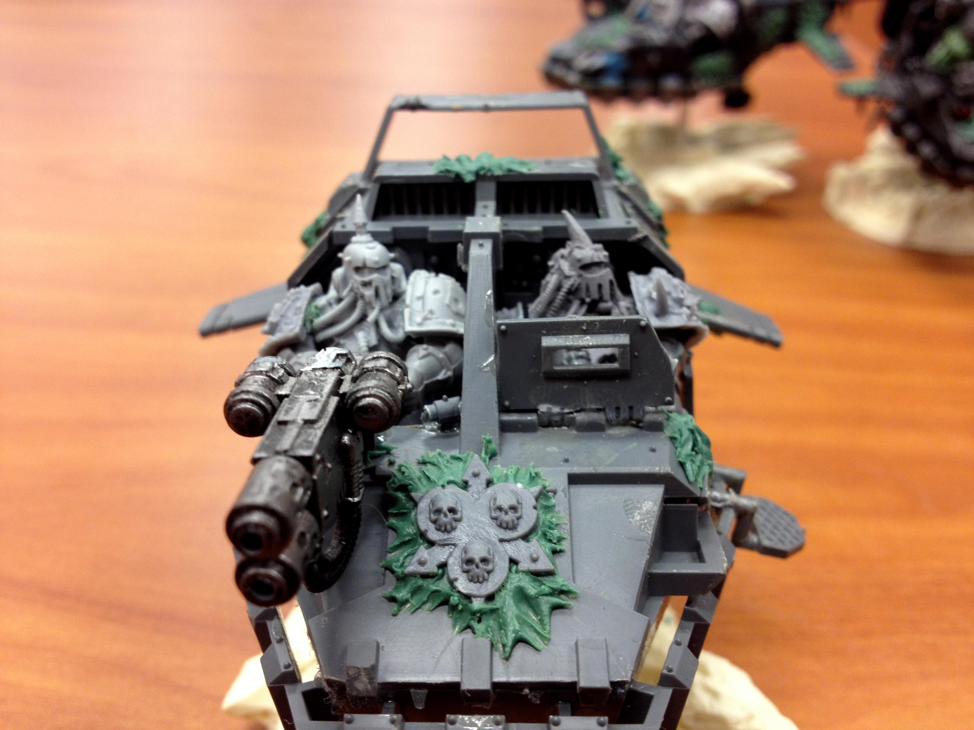 Chaos, Chaos Space Marines, Land Speeder, Nurgle, Work In Progress