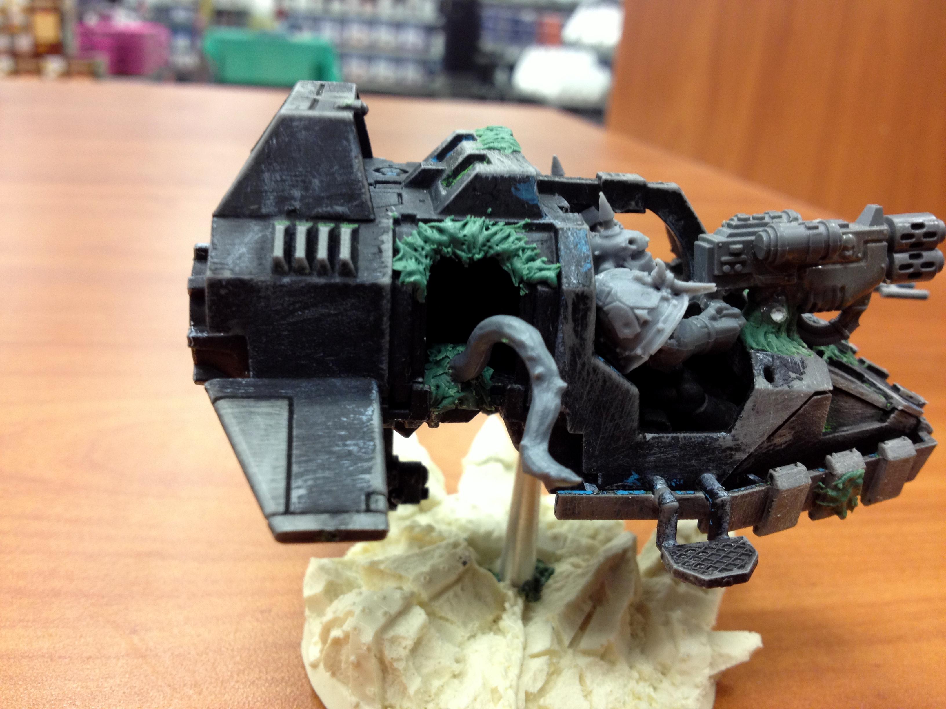 Chaos, Chaos Space Marines, Land Speeder, Nurgle, Work In Progress