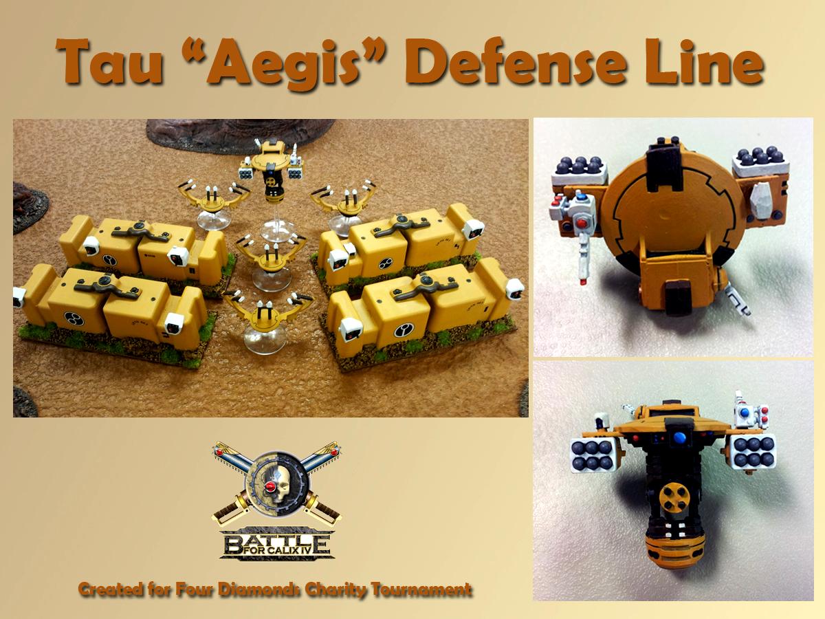 Aegis Defense Line, Kit Bash, Tau, Warhammer 40,000