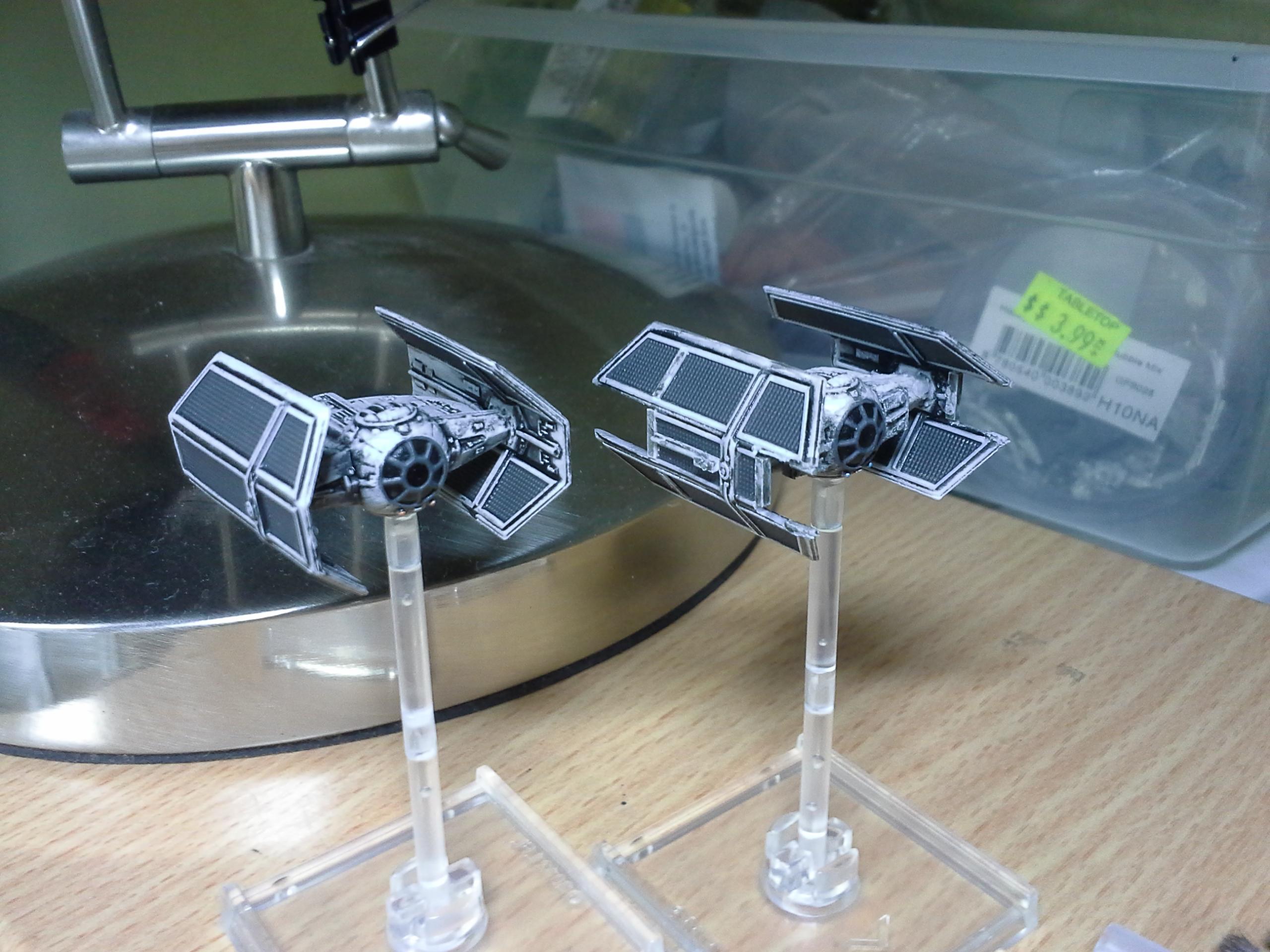 Tie Avenger, Tie Fighter, X-Wing