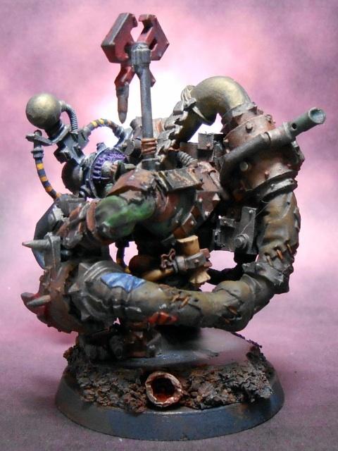 Big Mek, Bigmek, Blood Axe, Camouflage, Conversion, Greenskin, Kit-bashed, Kitbash, Konversion, Mekboy, Orcs, Orks, Pk, Power Klaw, Sag, Shokk Attack, Space Orks, Warboss, Warhammer 40,000