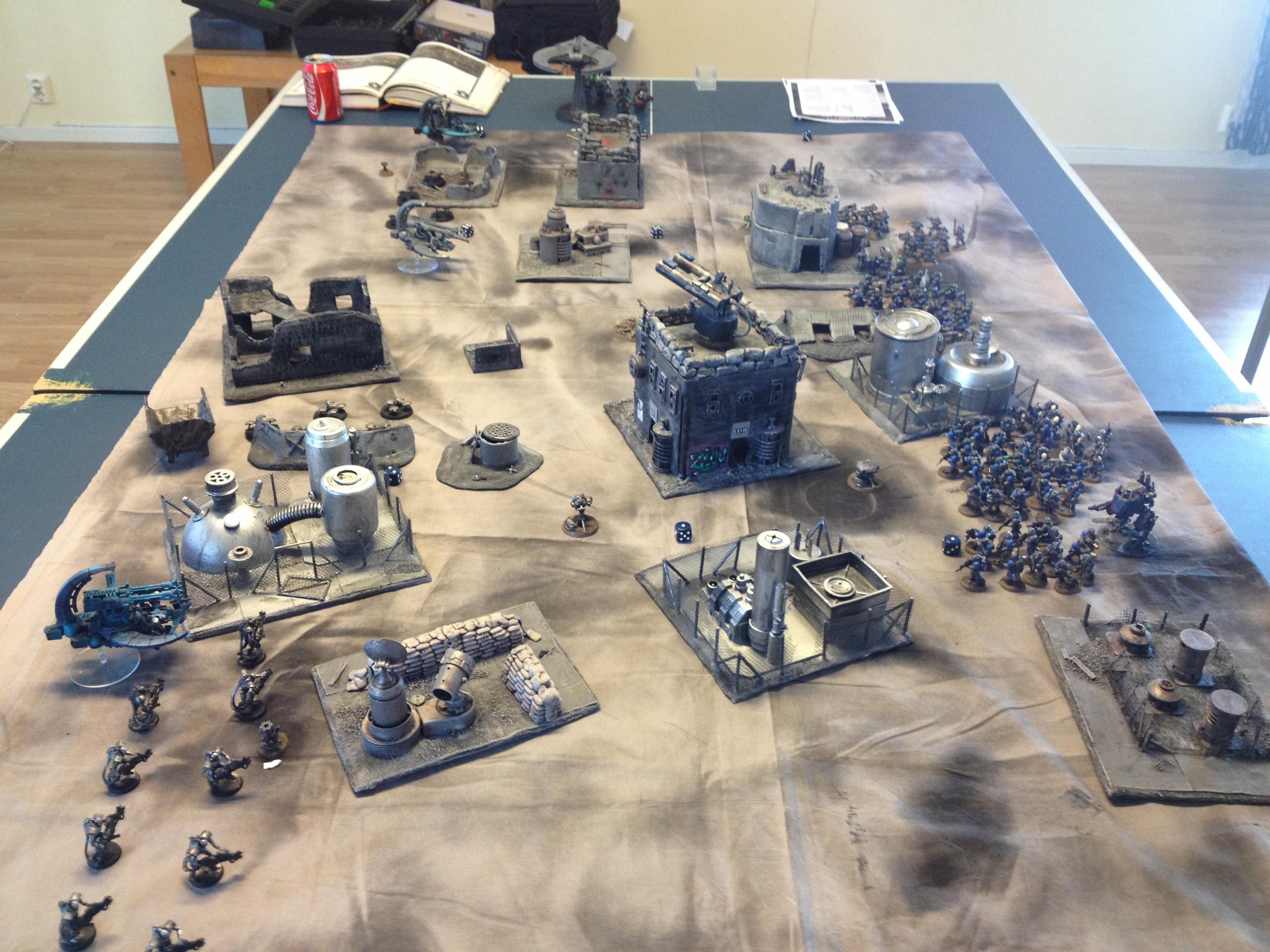 Battle, Blobs, City, Game, Guard, Imperial, Imperial Guard, Infantry, Necrons, Painted, Terrain, W40k
