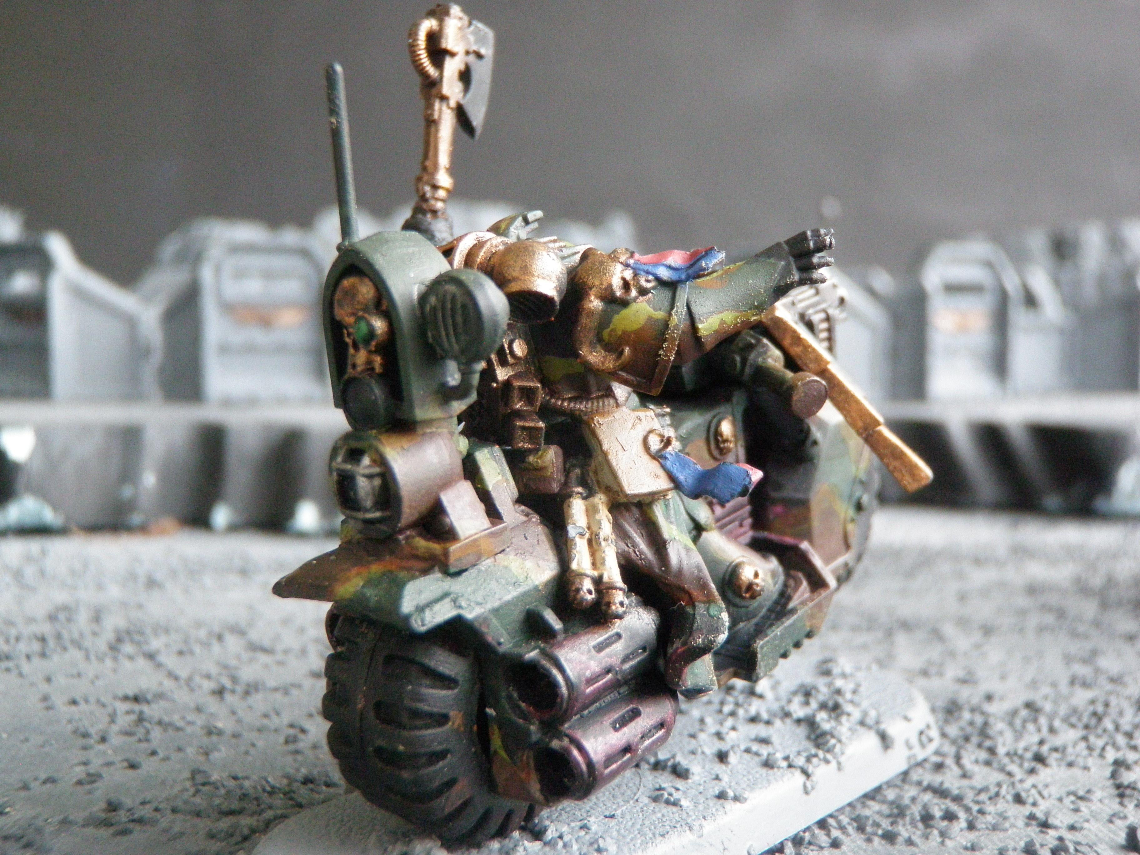 Bike, Camouflage, Dakr Angels, Dark Angels, Librarian, Pfg, Power Field Generator