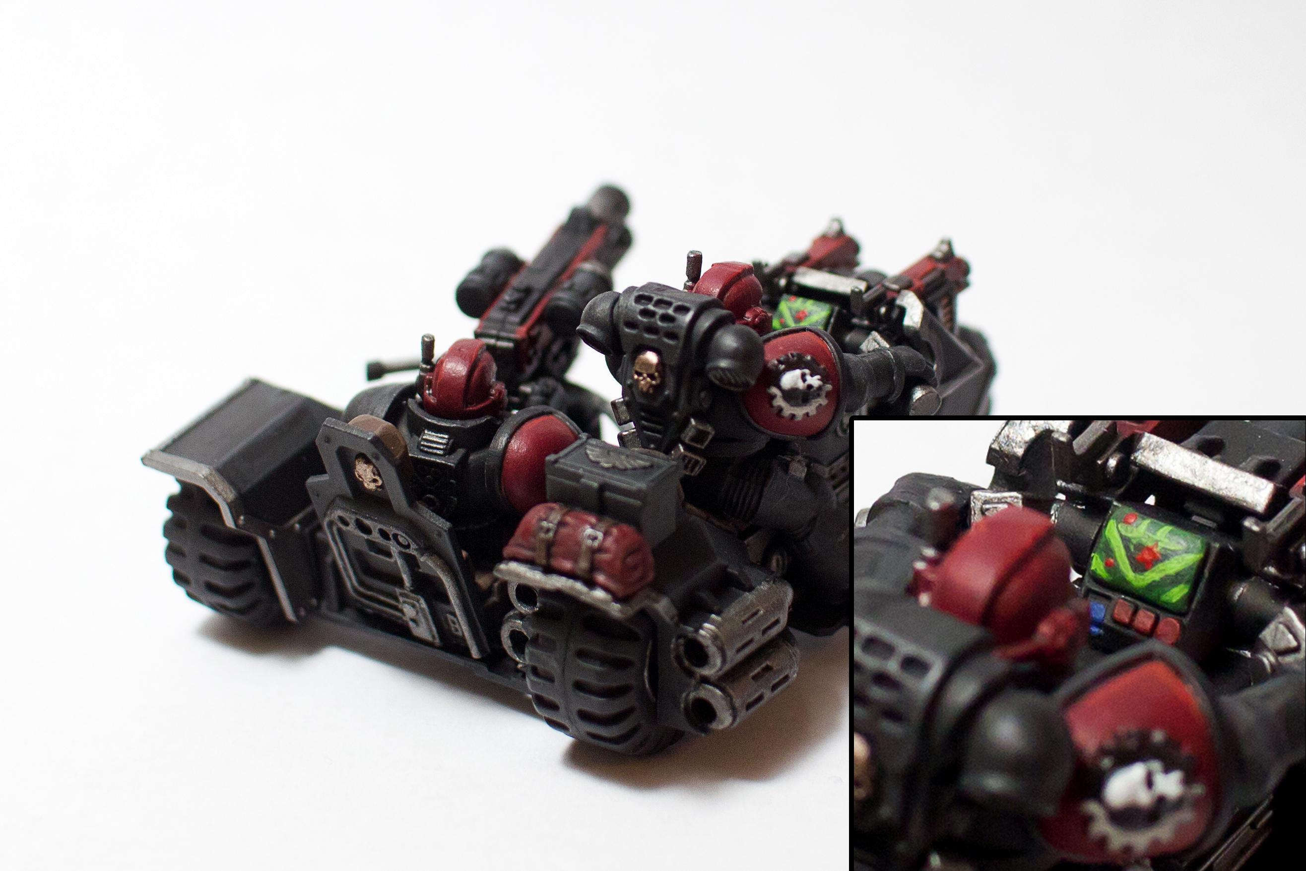 Attack Bike, Bike, Blood Angels, Meltagun, Multi, Space Marines