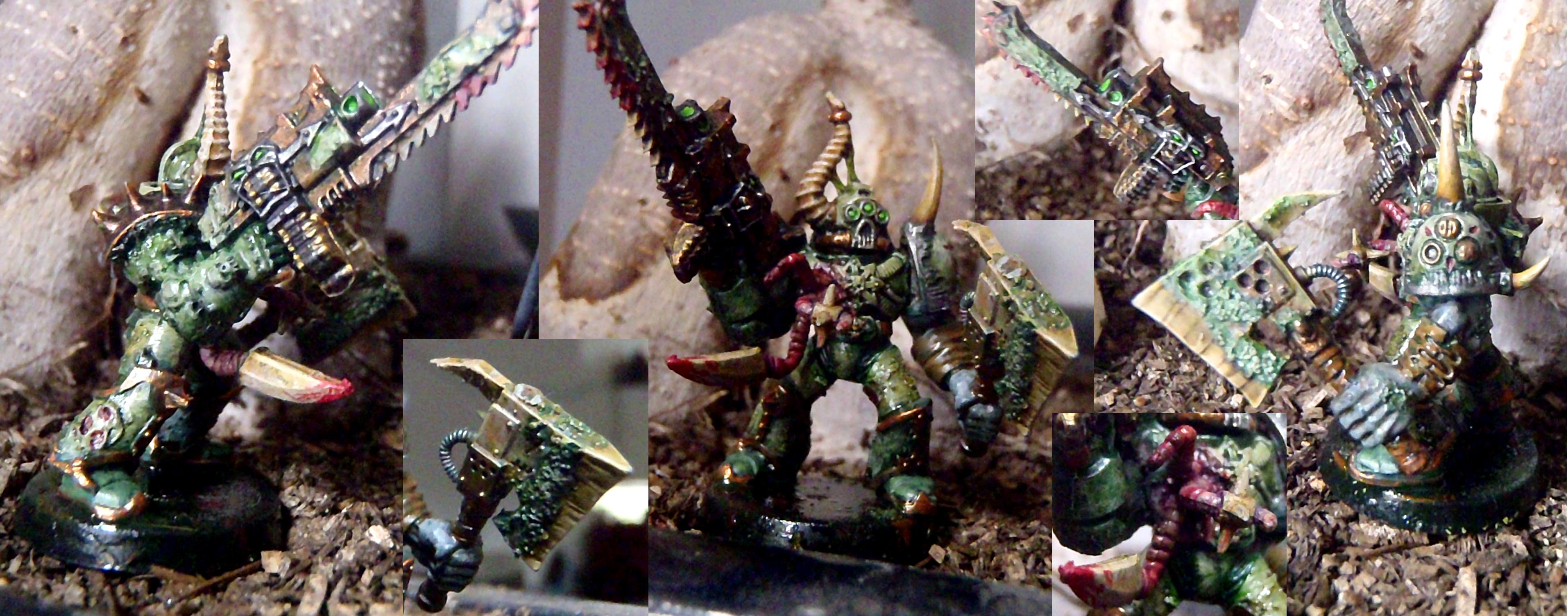 Champion, Chaos, Chaos Spacemarine, Nurgle, Plague Marines