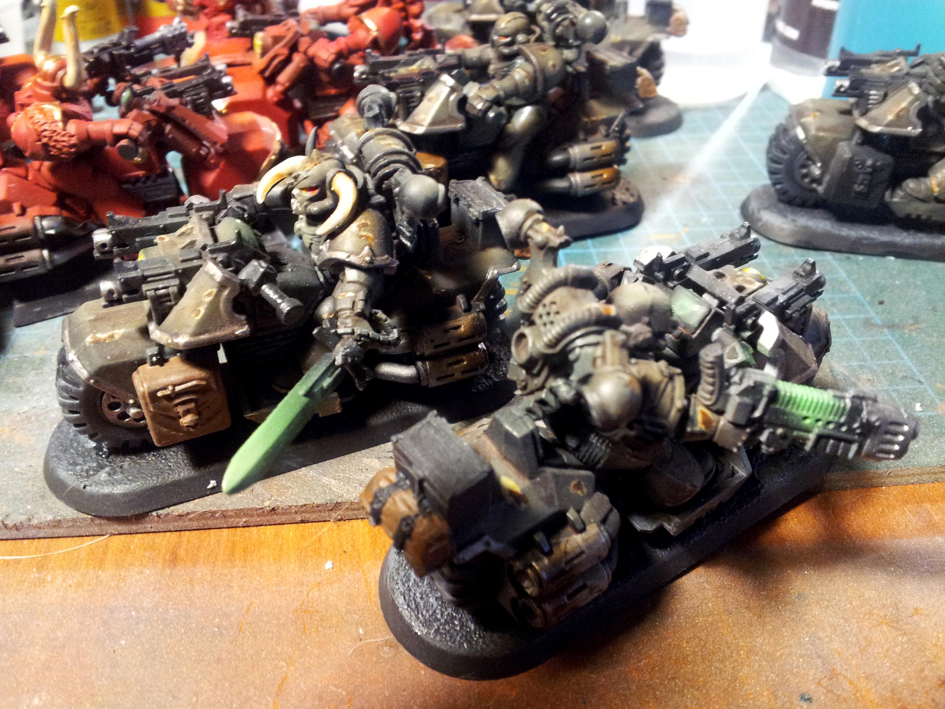 Bike, Chaos, Nurgle, Nurgle Bikers