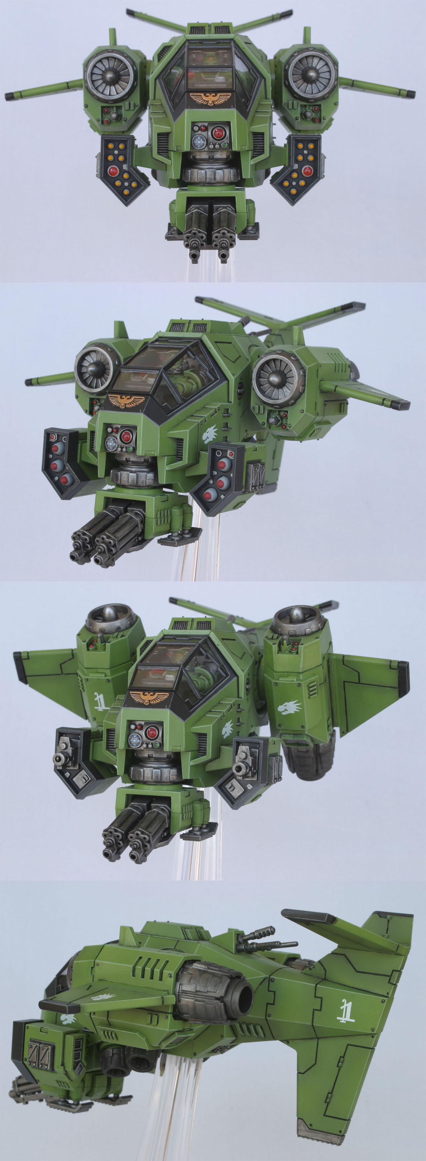 Gunship, Magnet, Salamanders, Space Marines, Stormtalon
