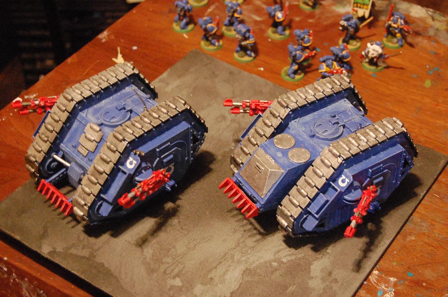 Land Raider, Rogue Trader, Spartan, Ultramarines