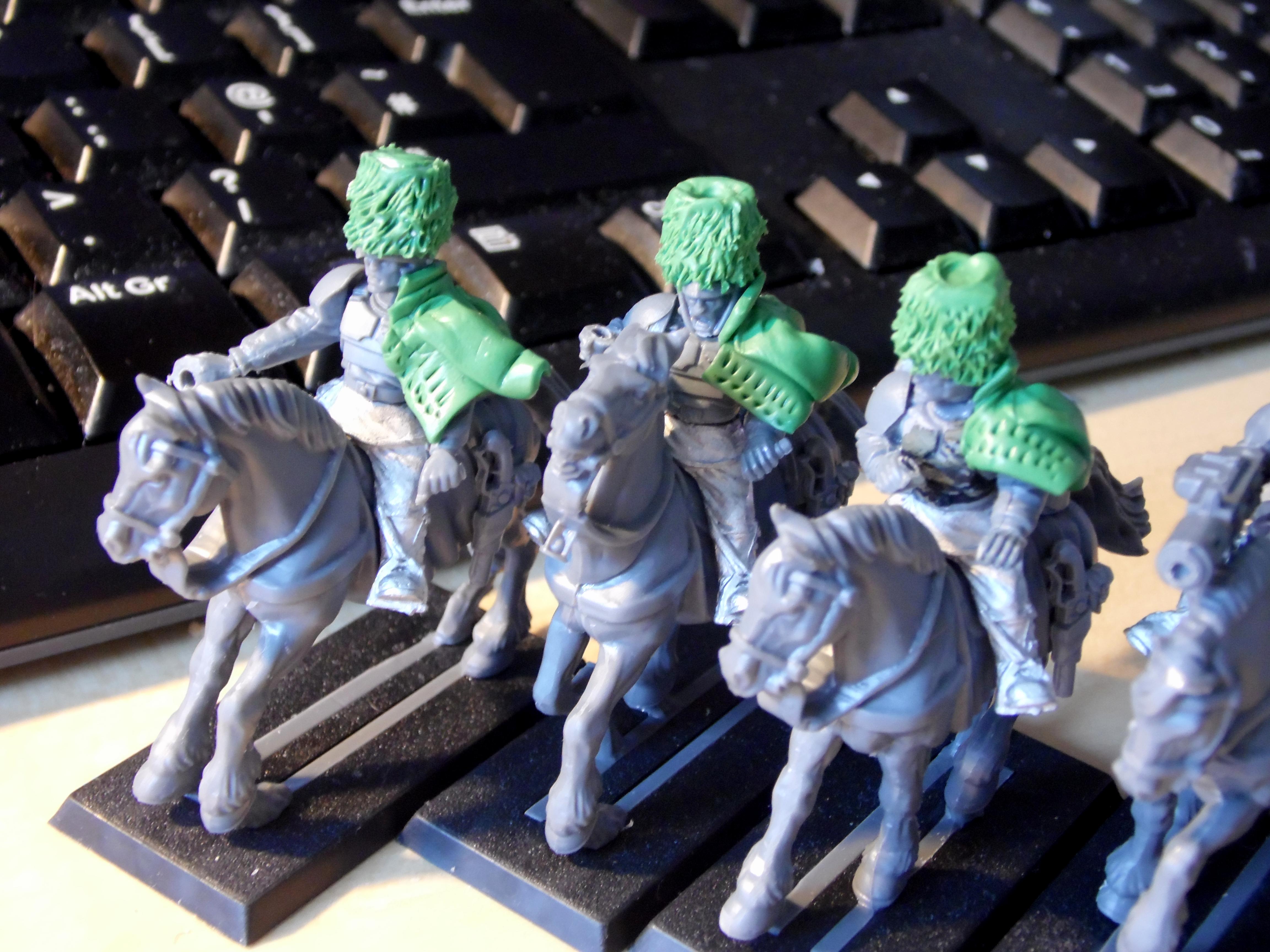 Bearskin Cap, Greenstuff, Guard, Highland, Imperial Guard, Rough Riders