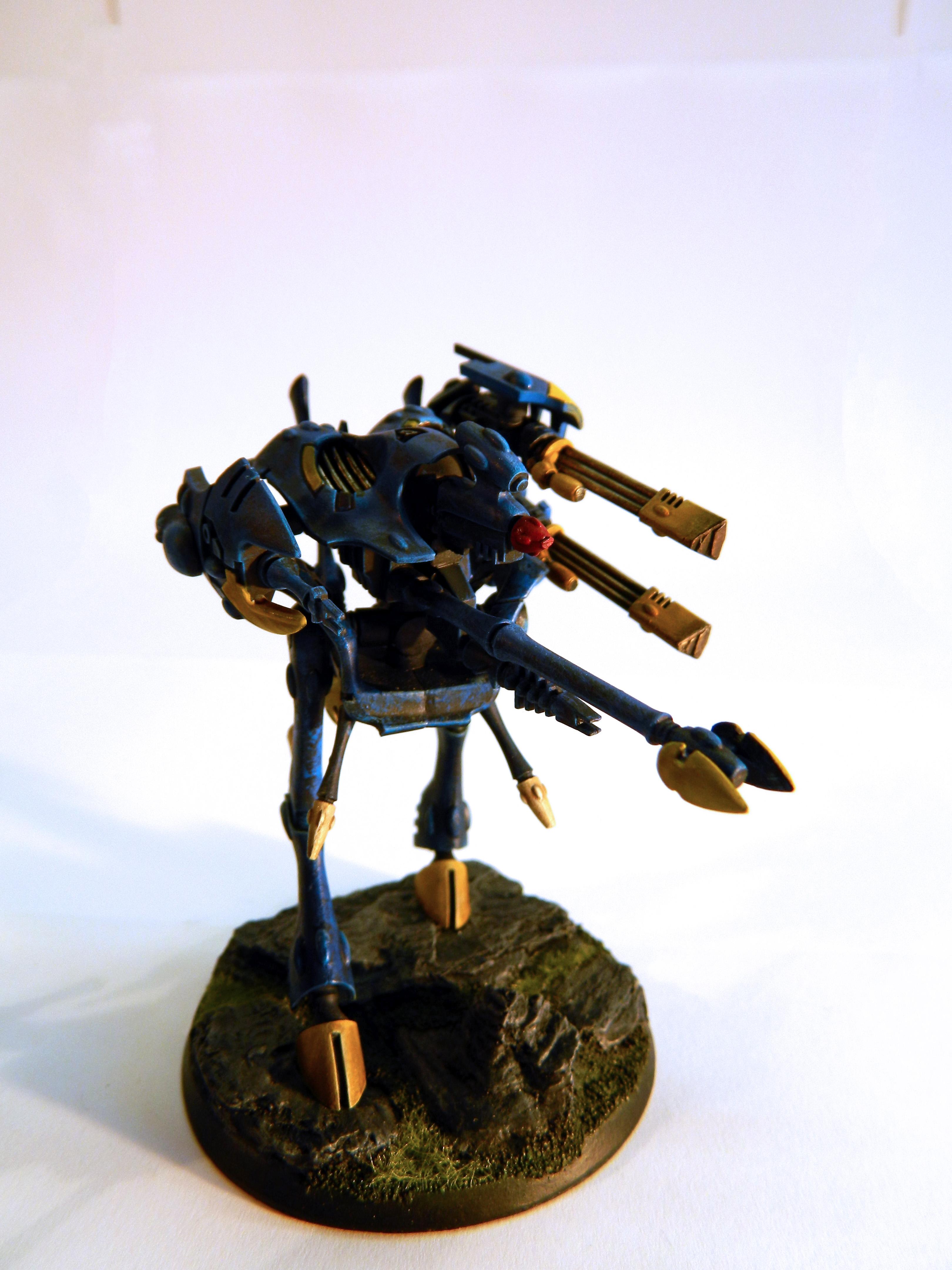 Aegis Defence Line, Eldar, Quad Cannon, Scratch Build, War Walker, Warhammer 40,000