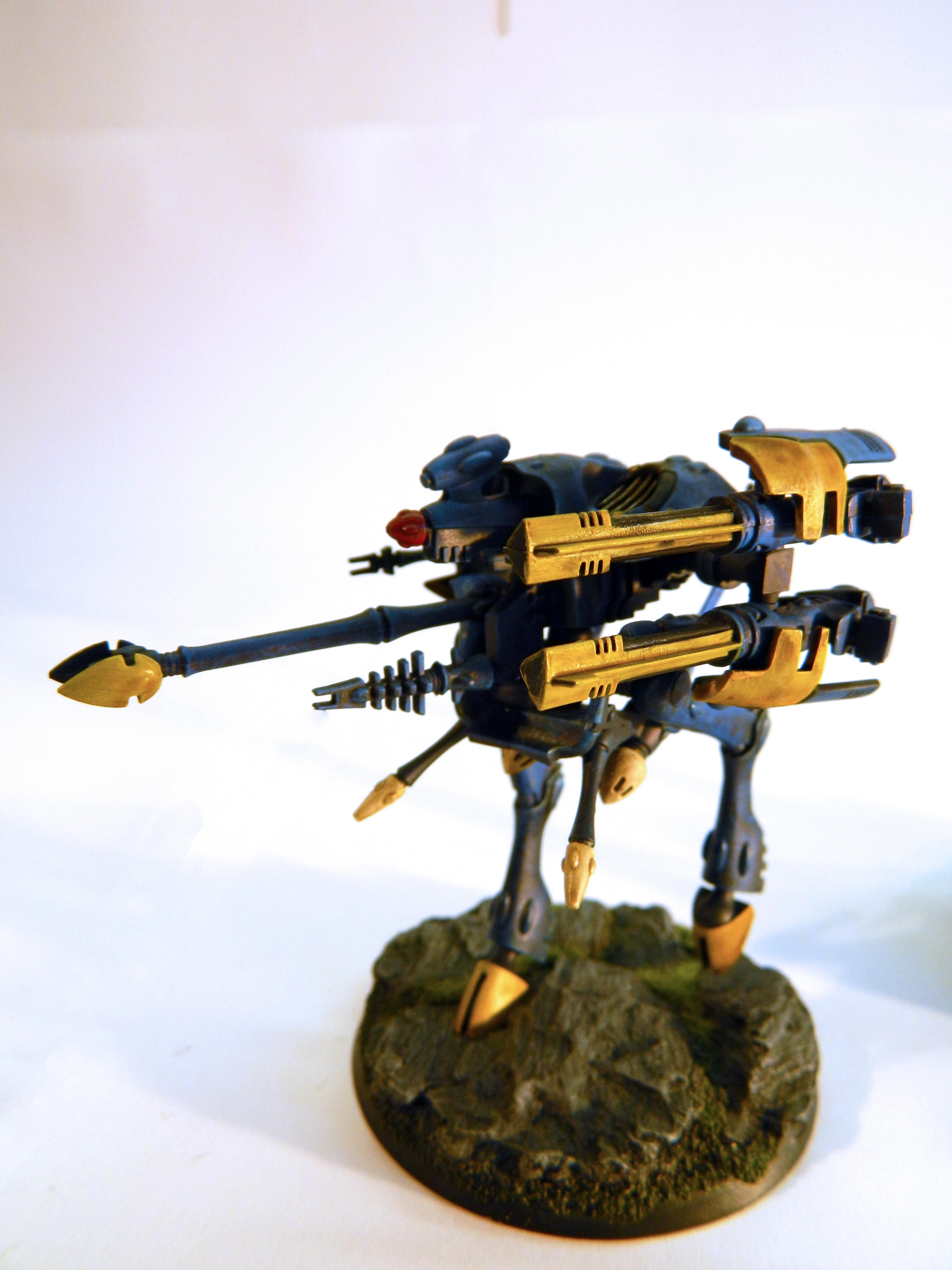 Aegis Defence Line, Eldar, Quad Cannon, Scratch Build, War Walker, Warhammer 40,000