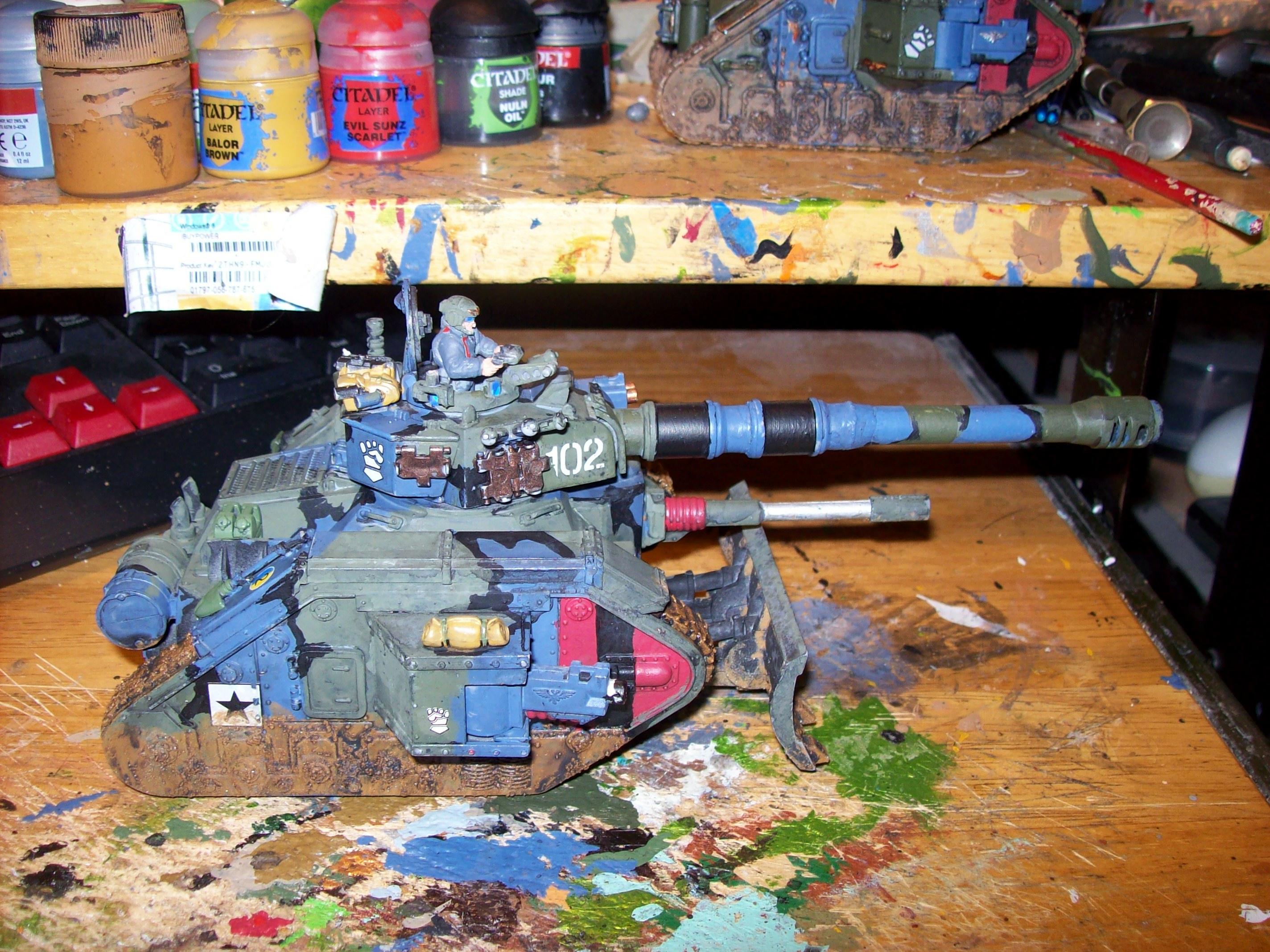 Astra Militarum, Imperial Guard, Leman Russ, Warhammer 40,000