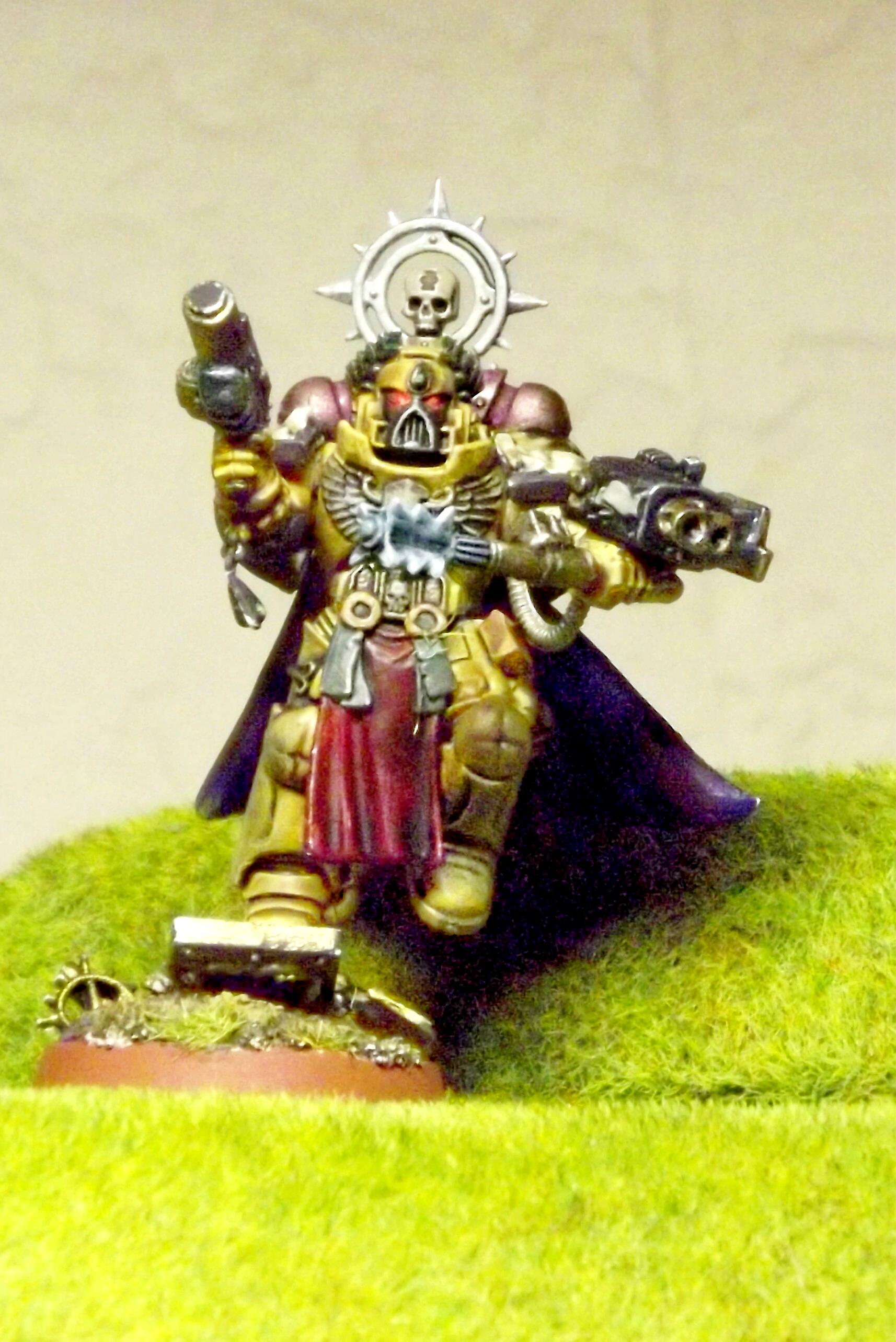 Captain, Nifty, Front of Captain with power mace