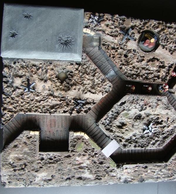 Trenches gaming board 40k